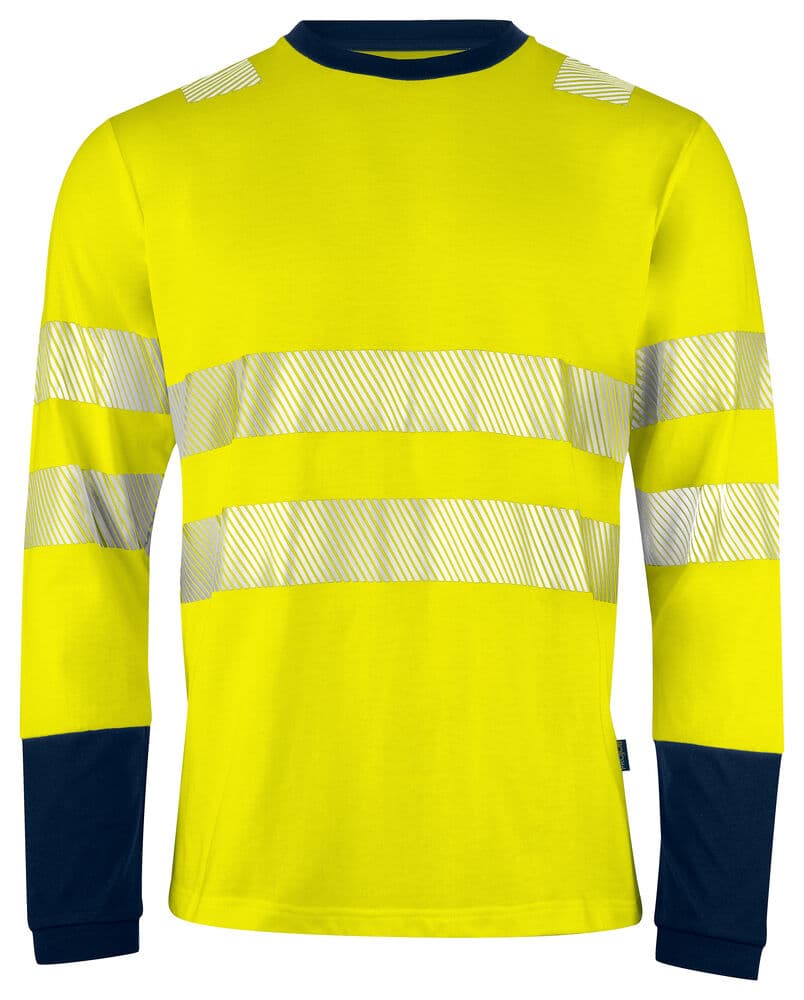6014 T-SHIRT SIGNALISATION MANCHES LONGUES EN ISO 20471 CLASSE 3