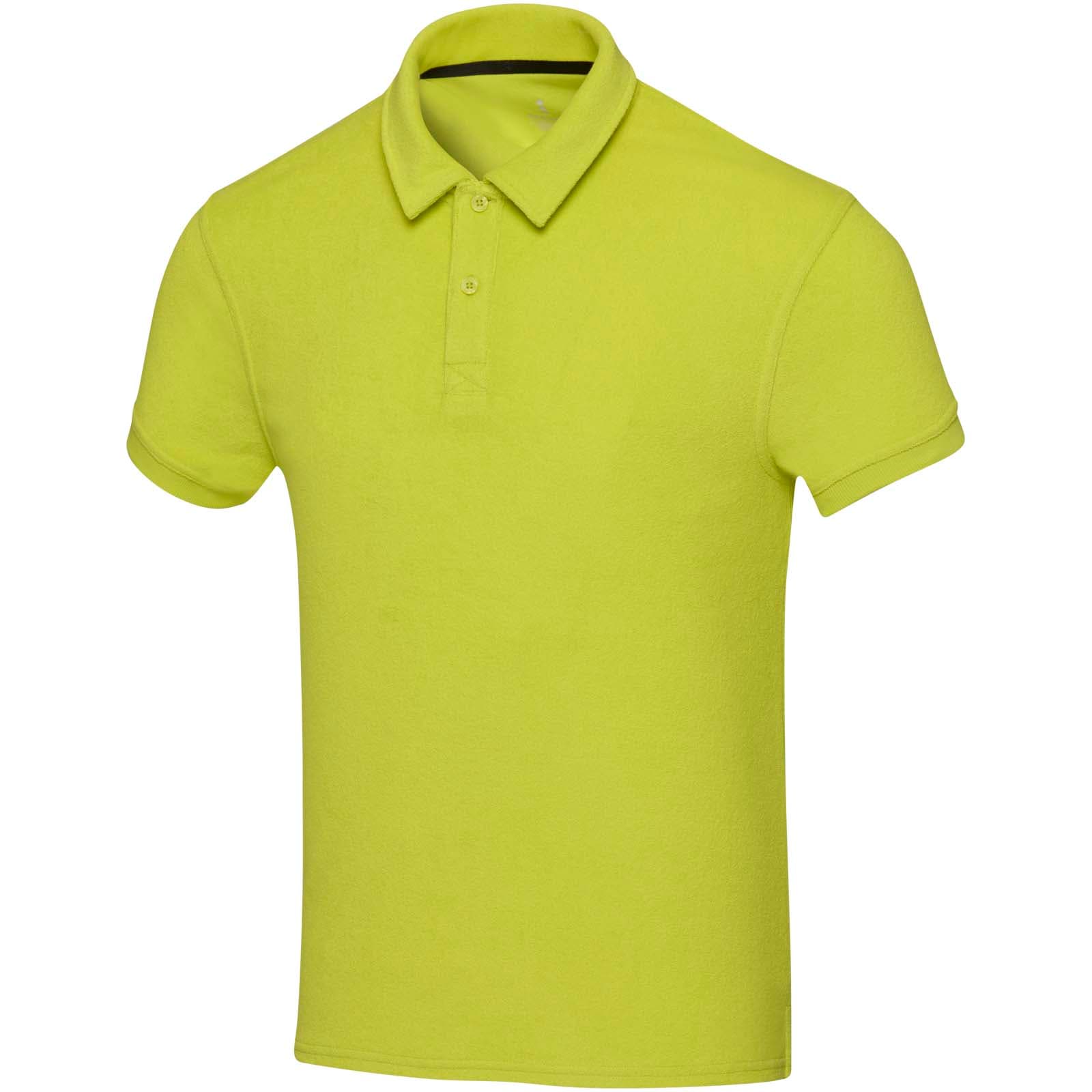 Polo Akoya unisexe en tissu éponge de 230 g/m² recyclé coloris Citron vert