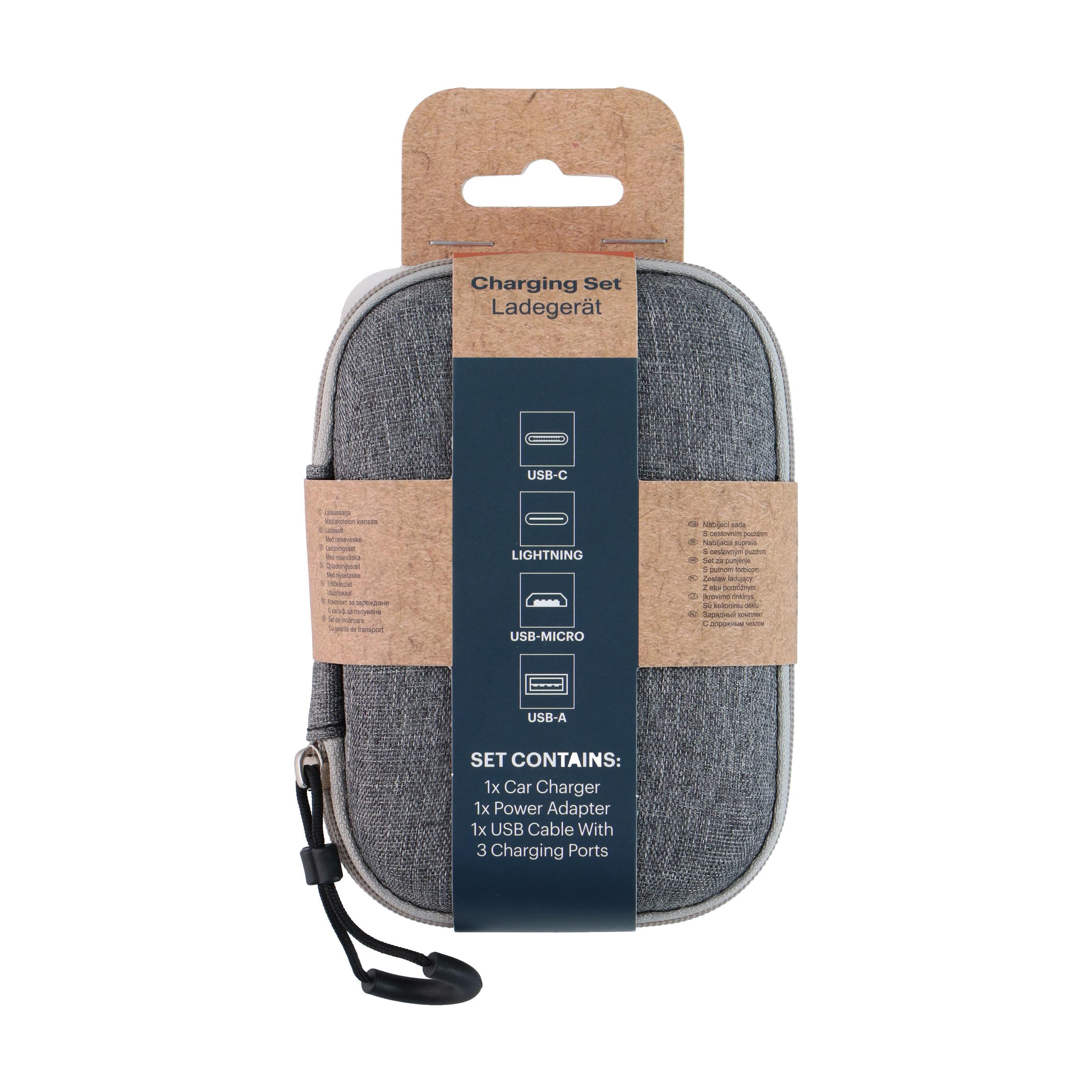Set de charge voyage Grundig en situation