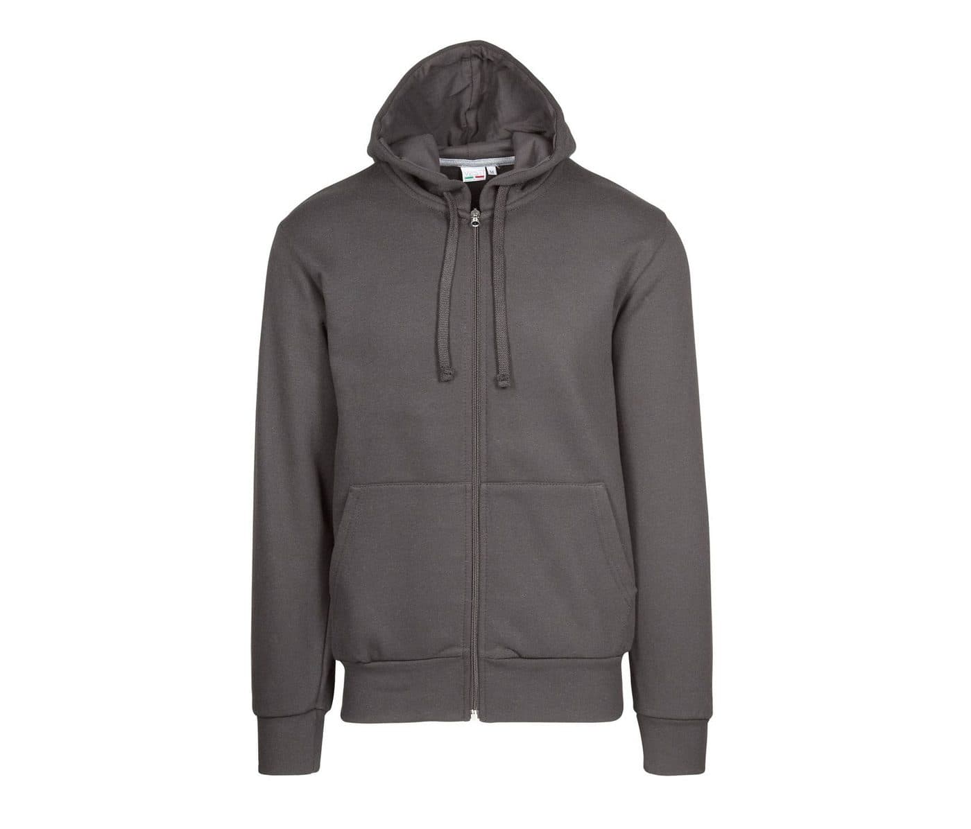 HOODED SWEAT JACKET coloris Gris foncé