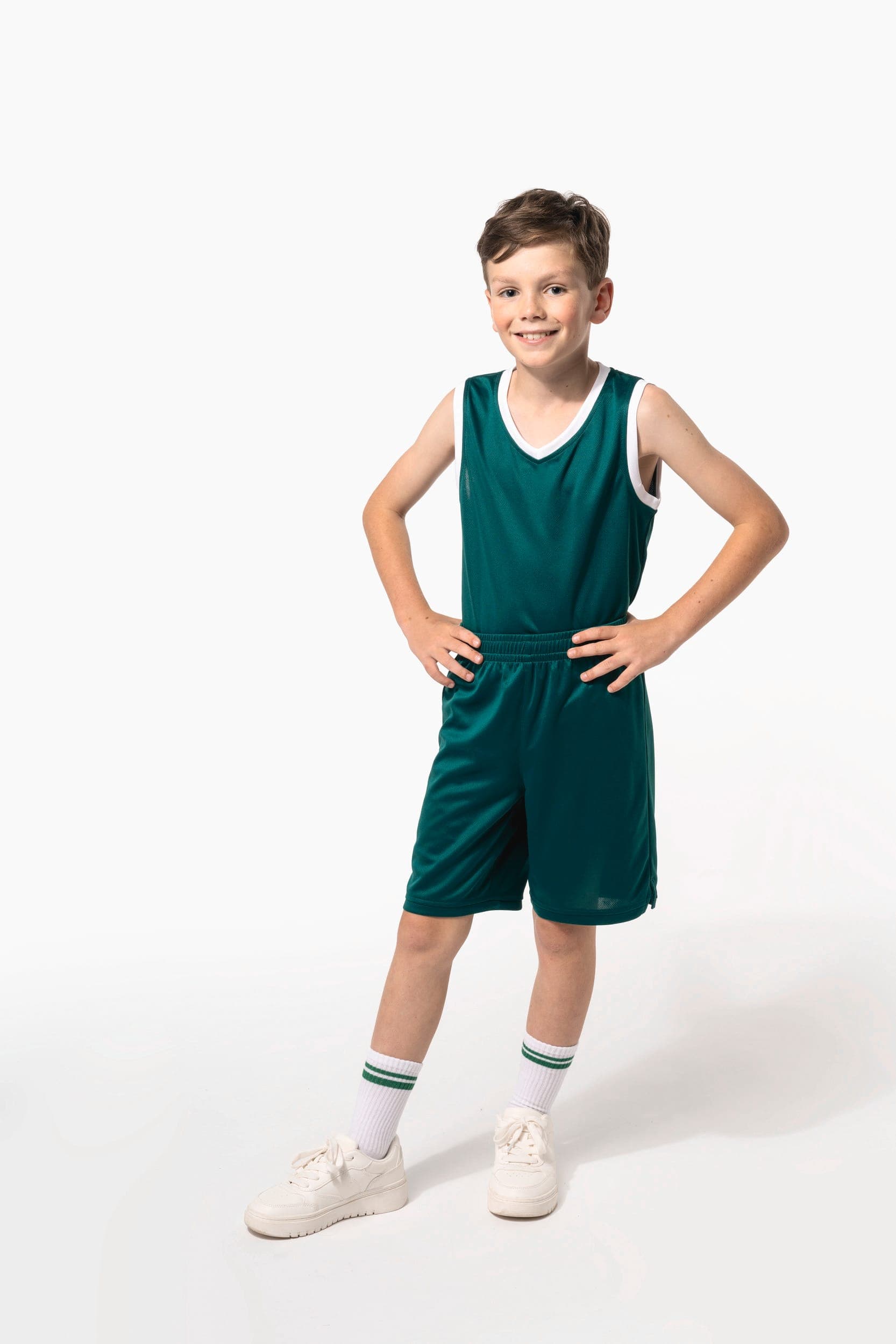 Maillot de basket-ball enfant en situation