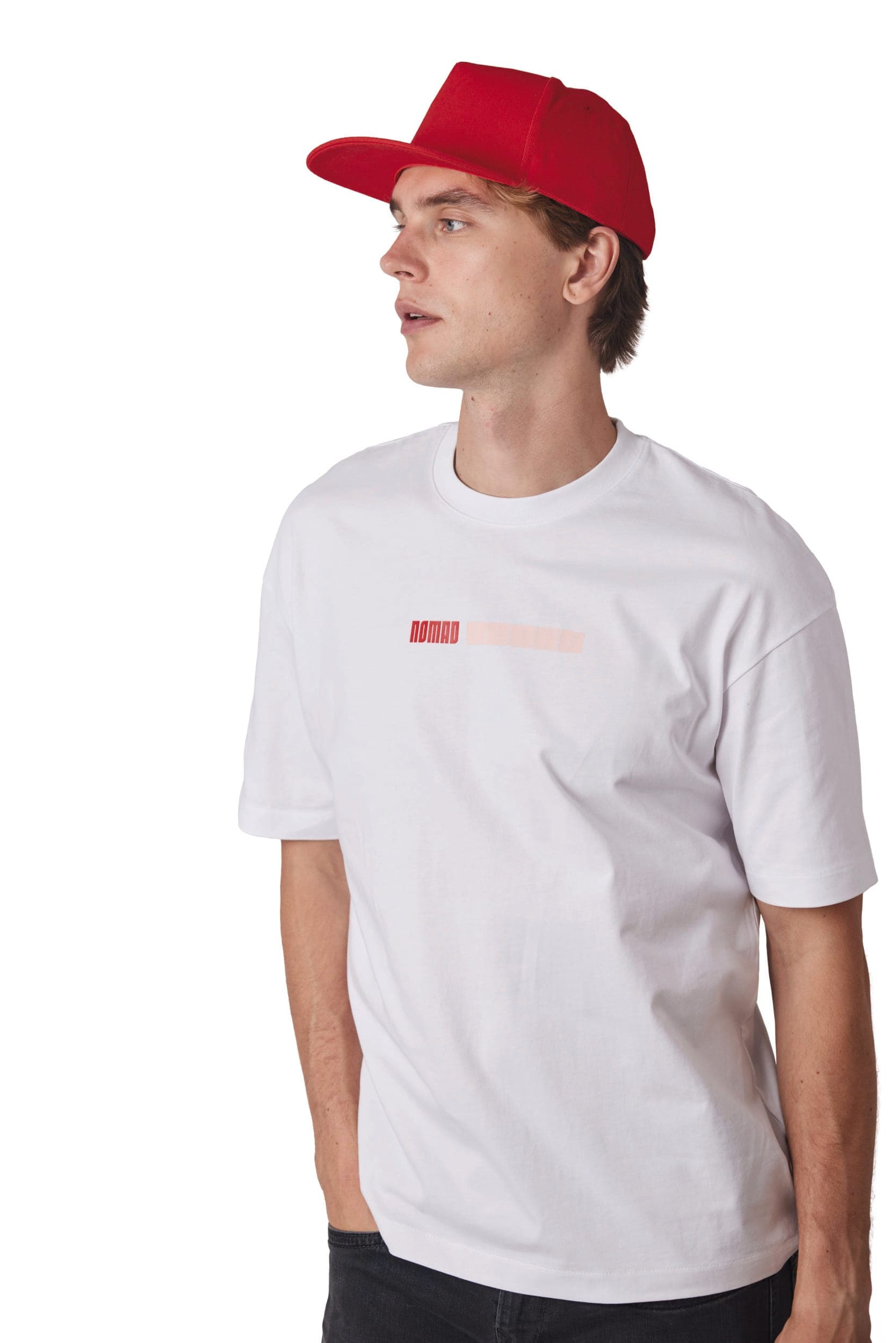 Casquette snapback - 5 panneaux en situation