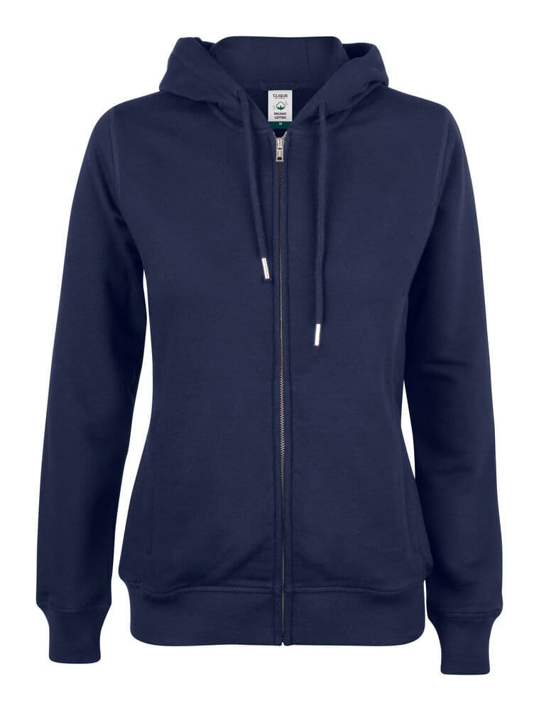 Clique Premium OC Hoody FZ Women coloris Marine foncé