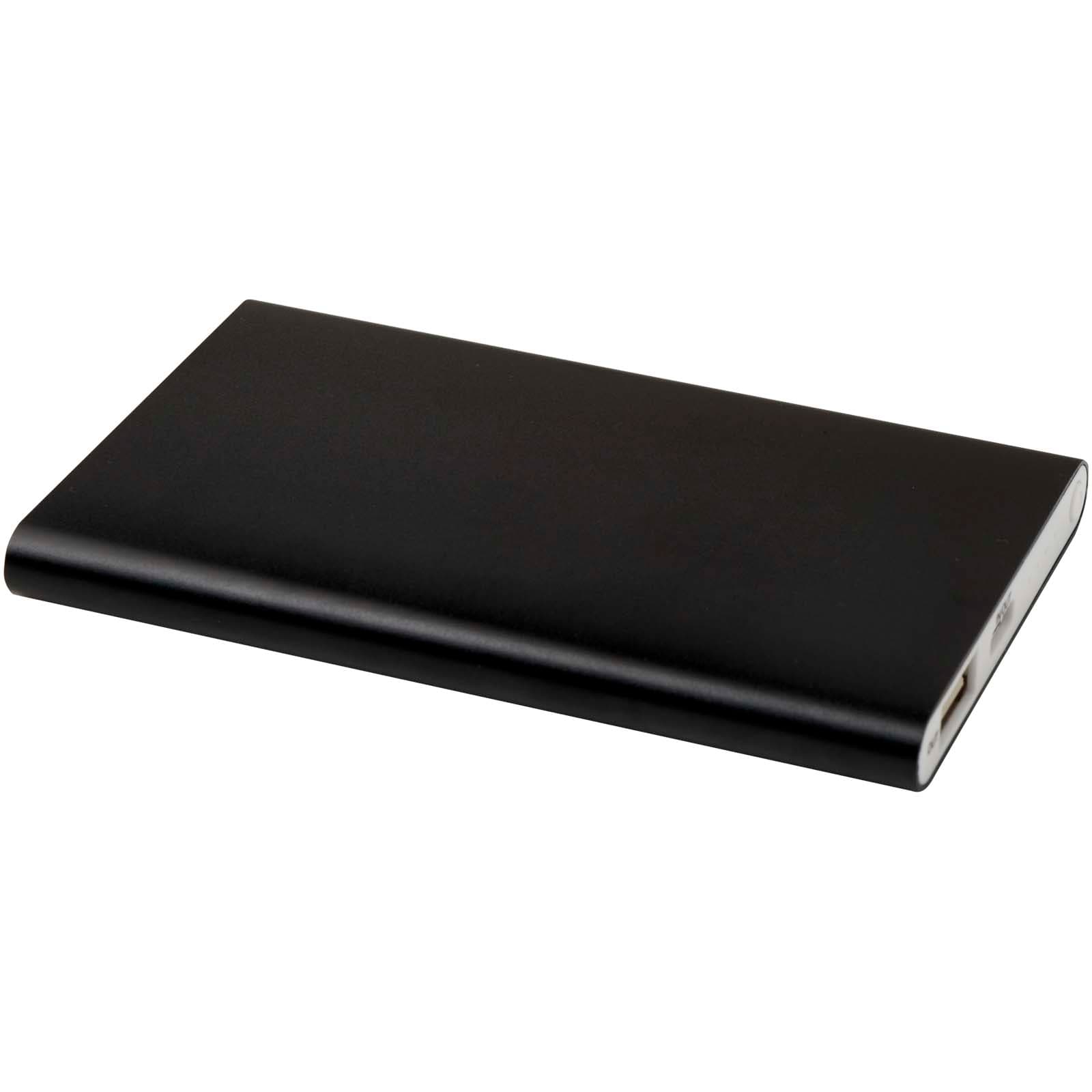 Batterie de secours en aluminium Pep de type-C de 4 000 mAh  coloris Noir