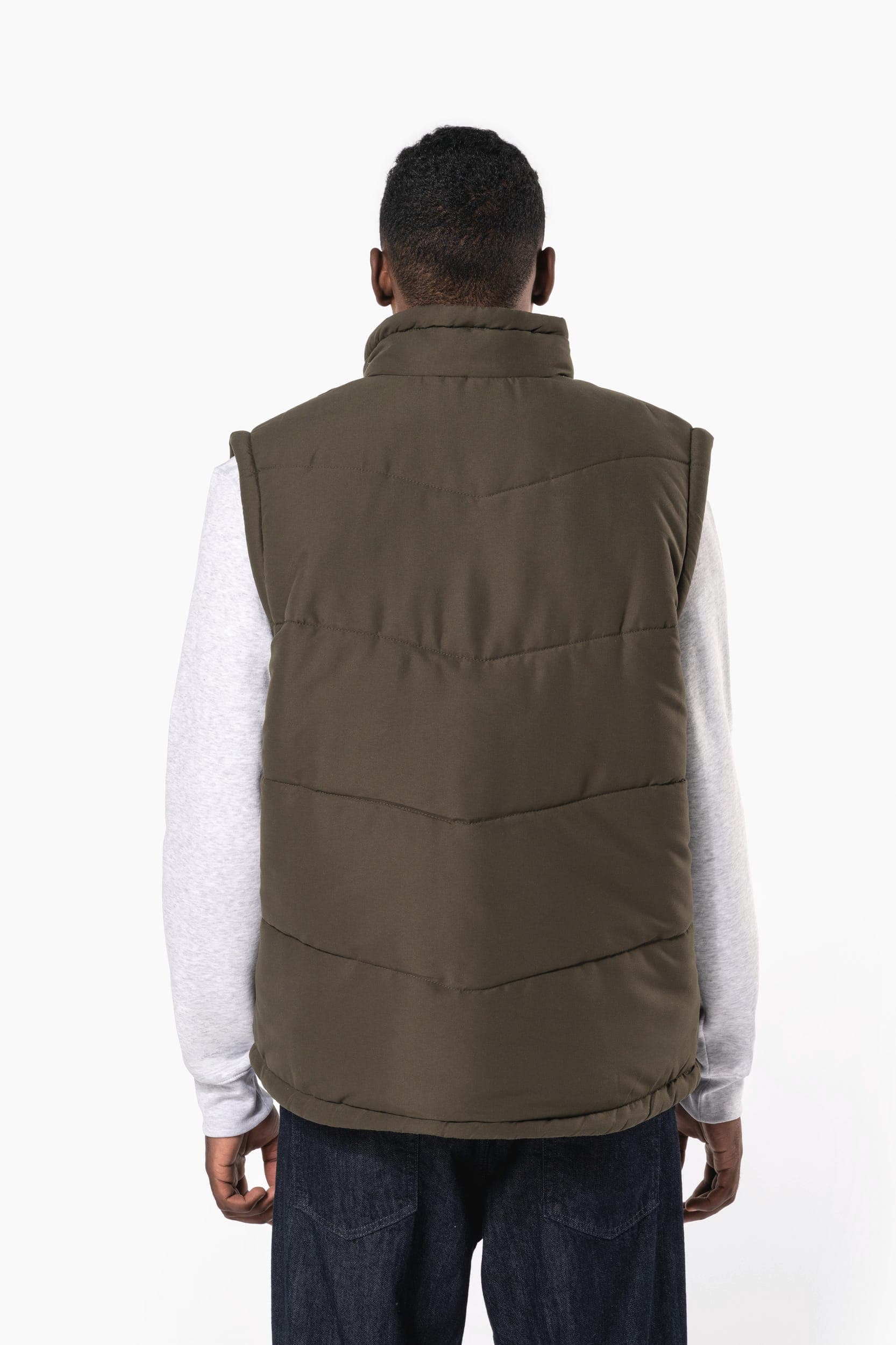 Bodywarmer doublé polaire unisexe en situation
