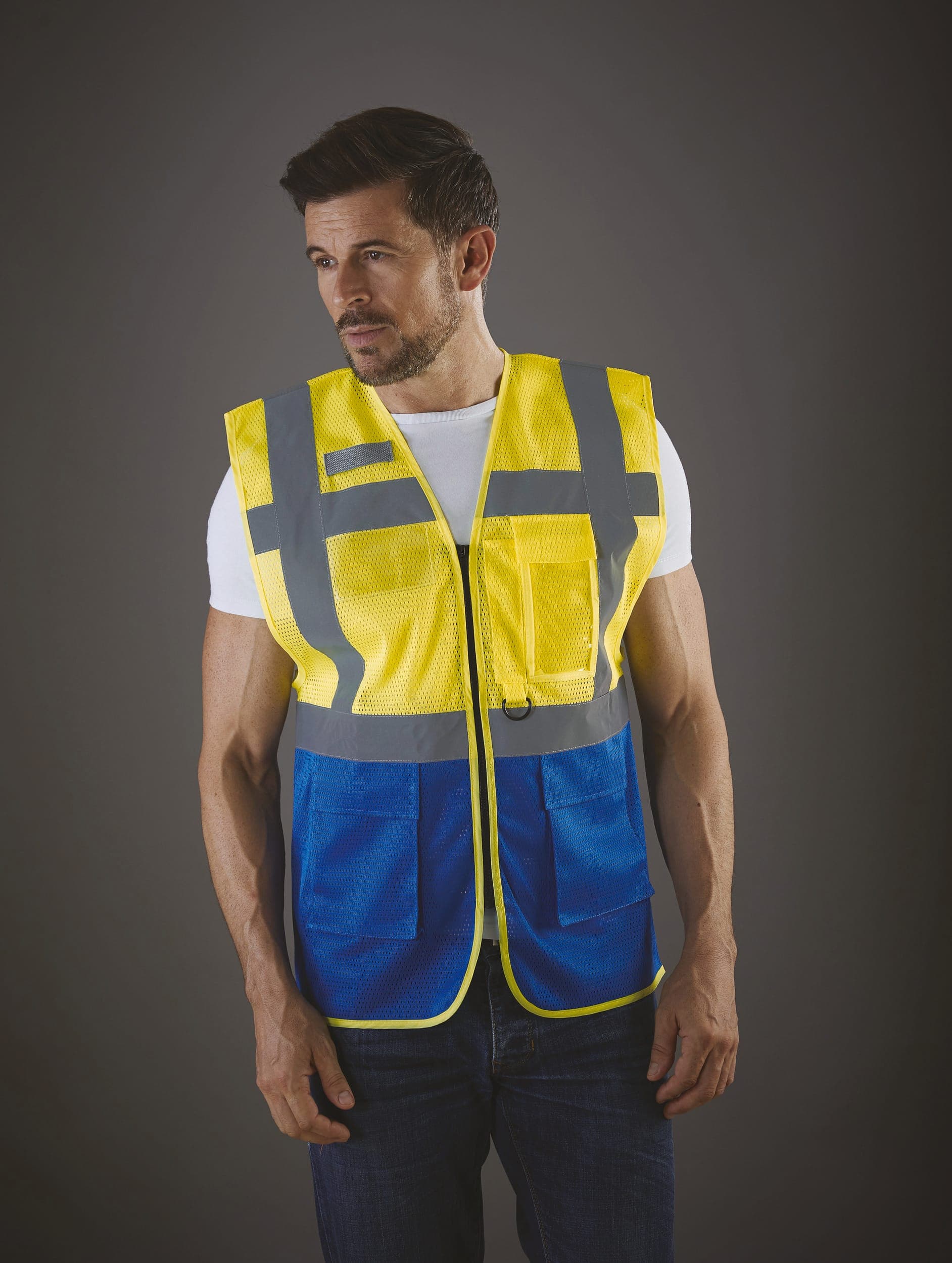 Gilet haute visibilité Top Cool "Management" en situation