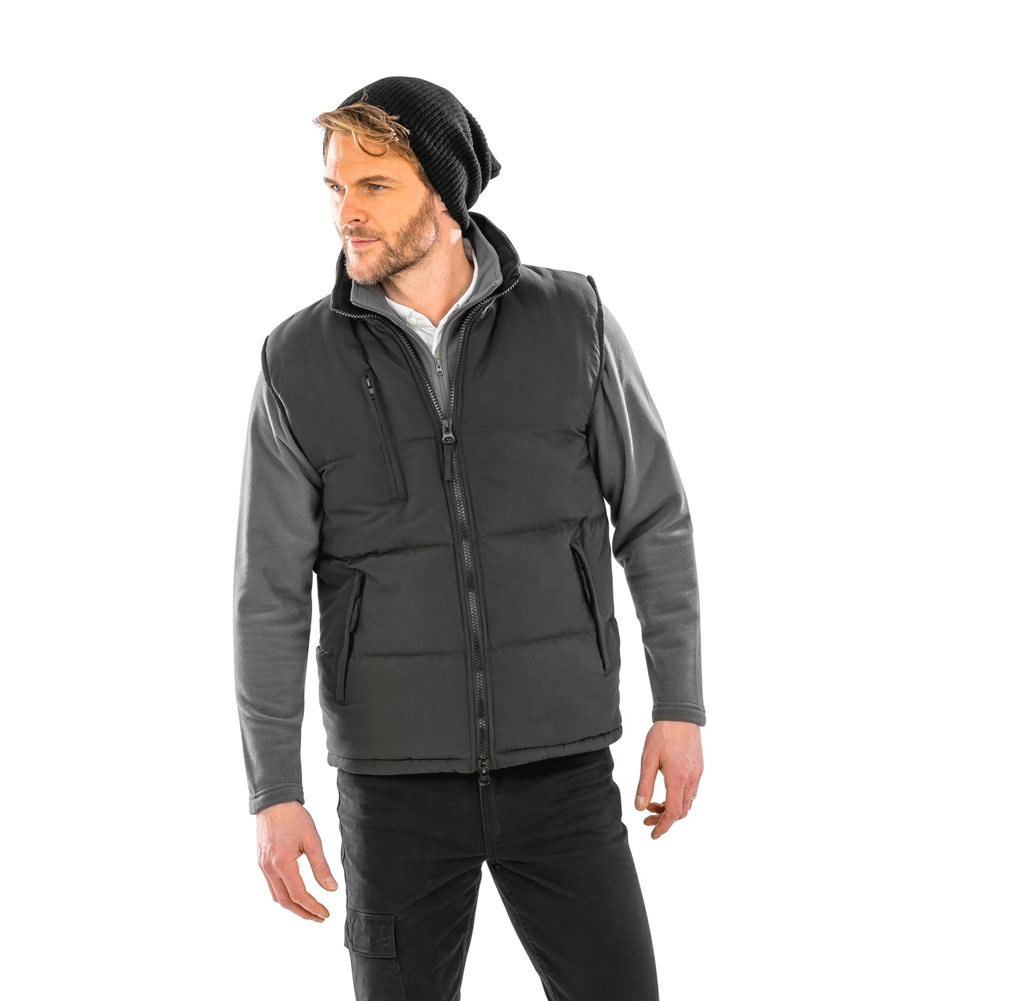ULTRA PADDED BODYWARMER en situation