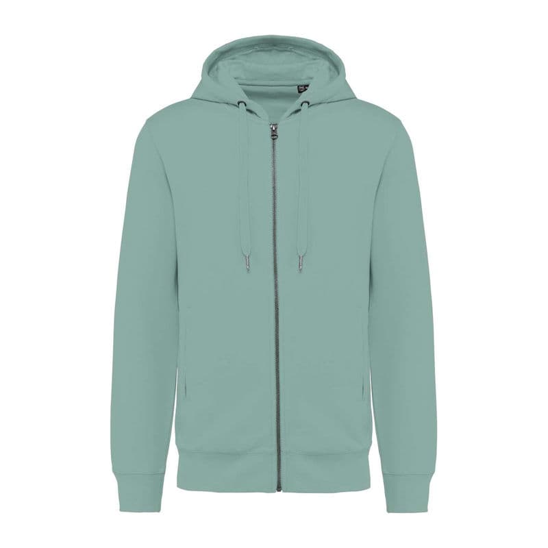 Unisex Eco-Friendly Hooded Sweatshirt coloris Vert sauge