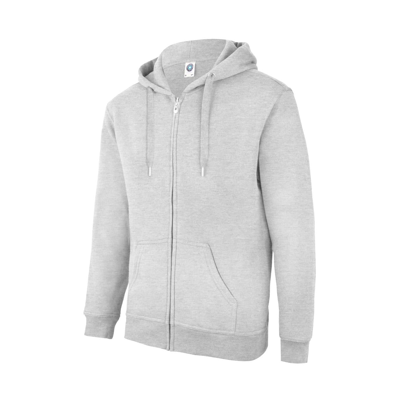 ZIP THROUGH HOODED coloris Gris sport