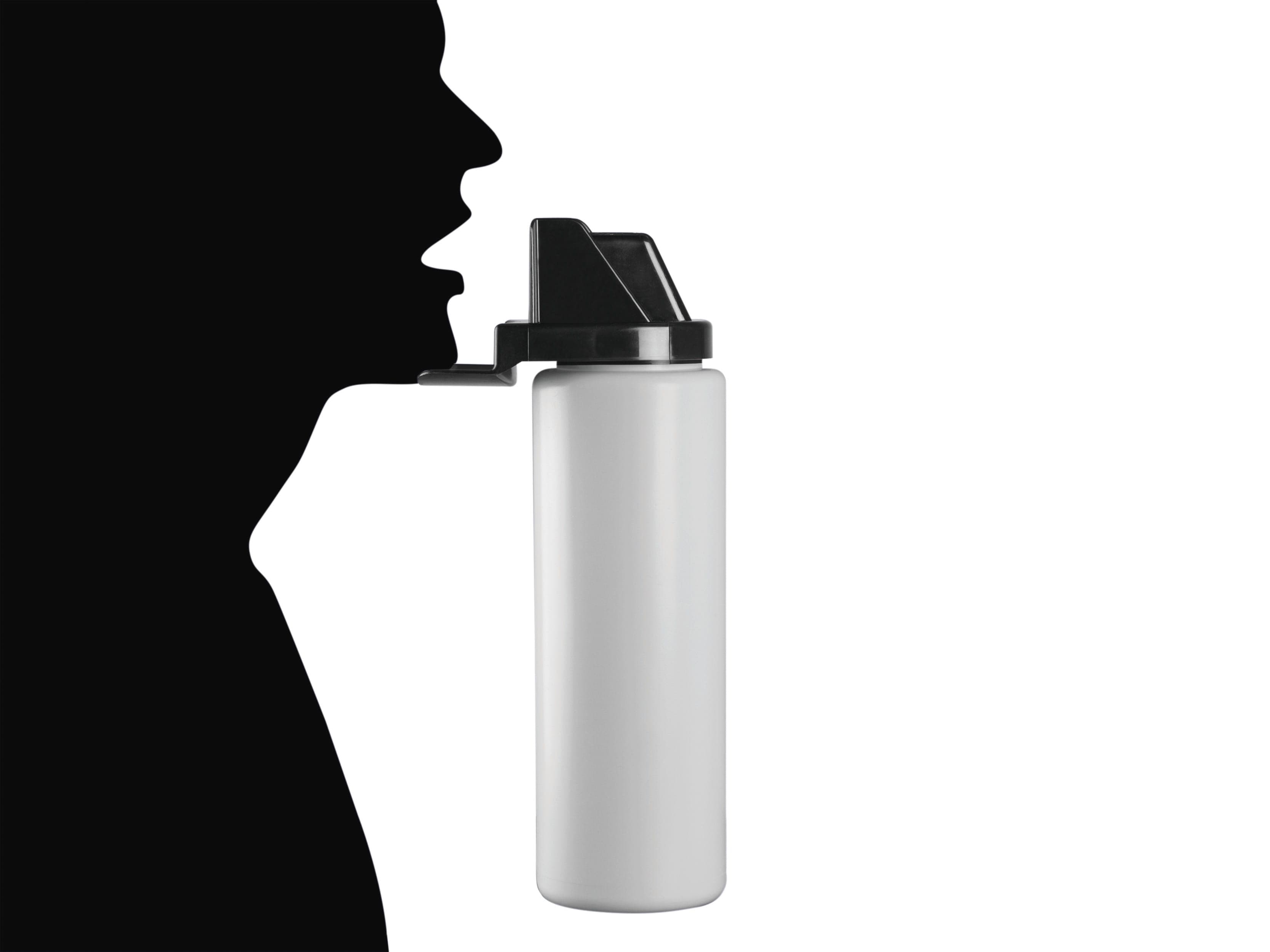 Bouteille de sport hygiénique 1000 ml en situation