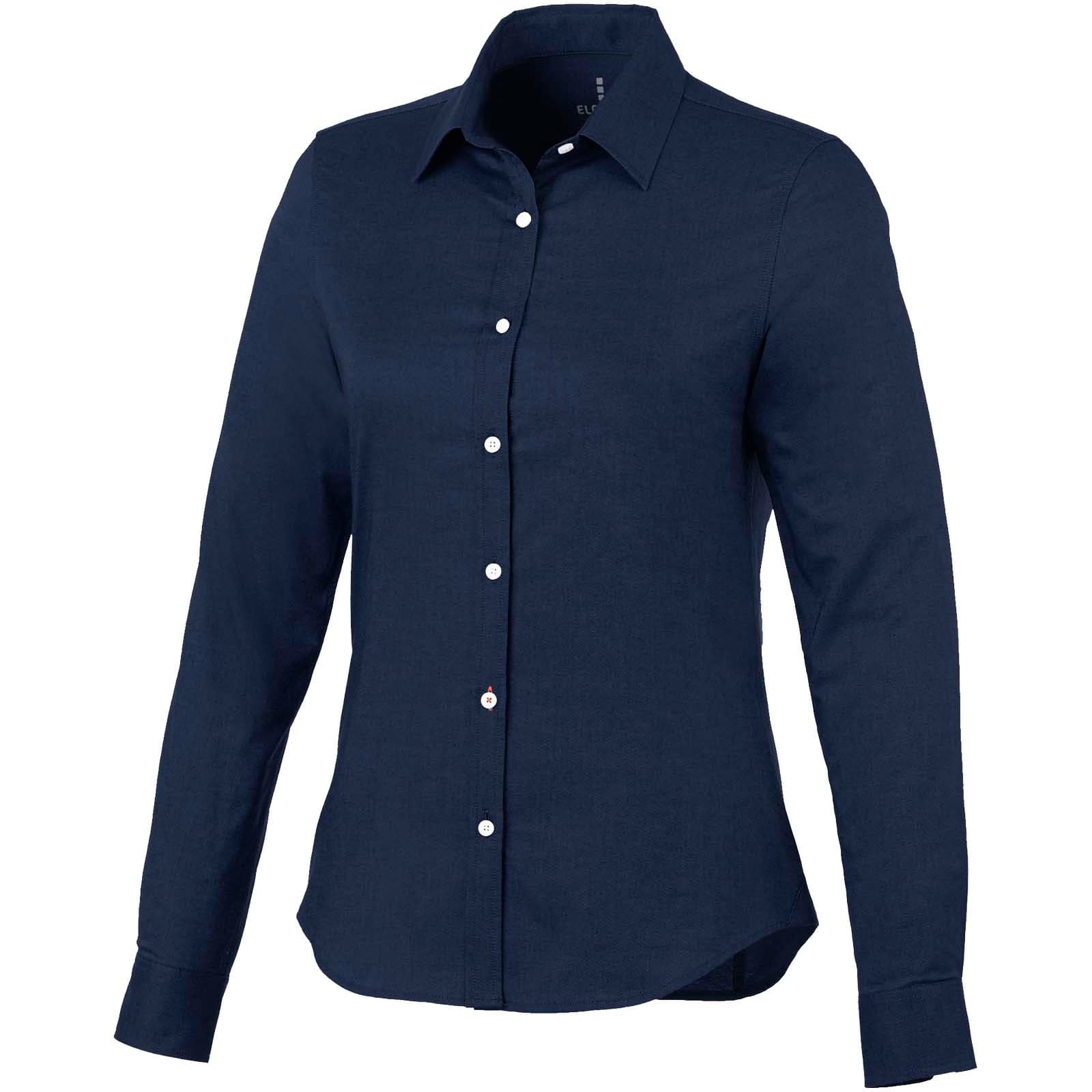Chemise oxford manches longues femme de 142 g/m² Vaillant coloris Marine
