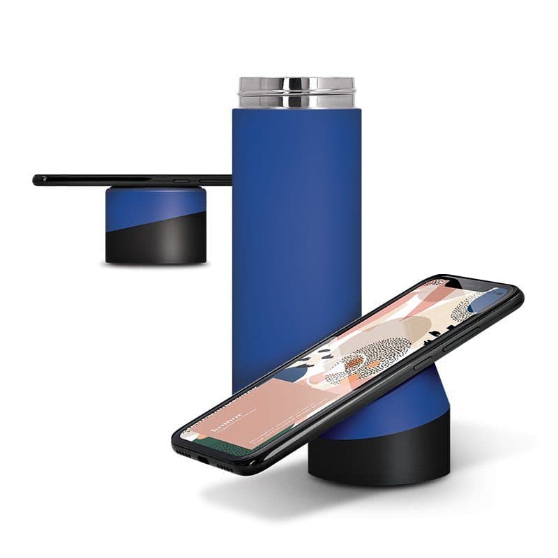 BOUTEILLE GOURDE 40 cl ISOTHERME & SUPPORT TÉLÉPHONE en situation