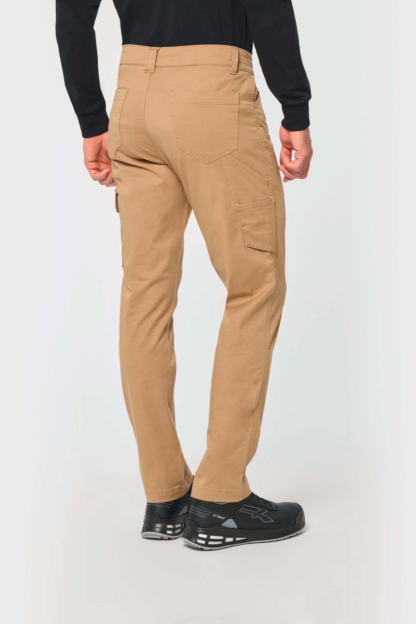 Pantalon stretch coton unisexe en situation