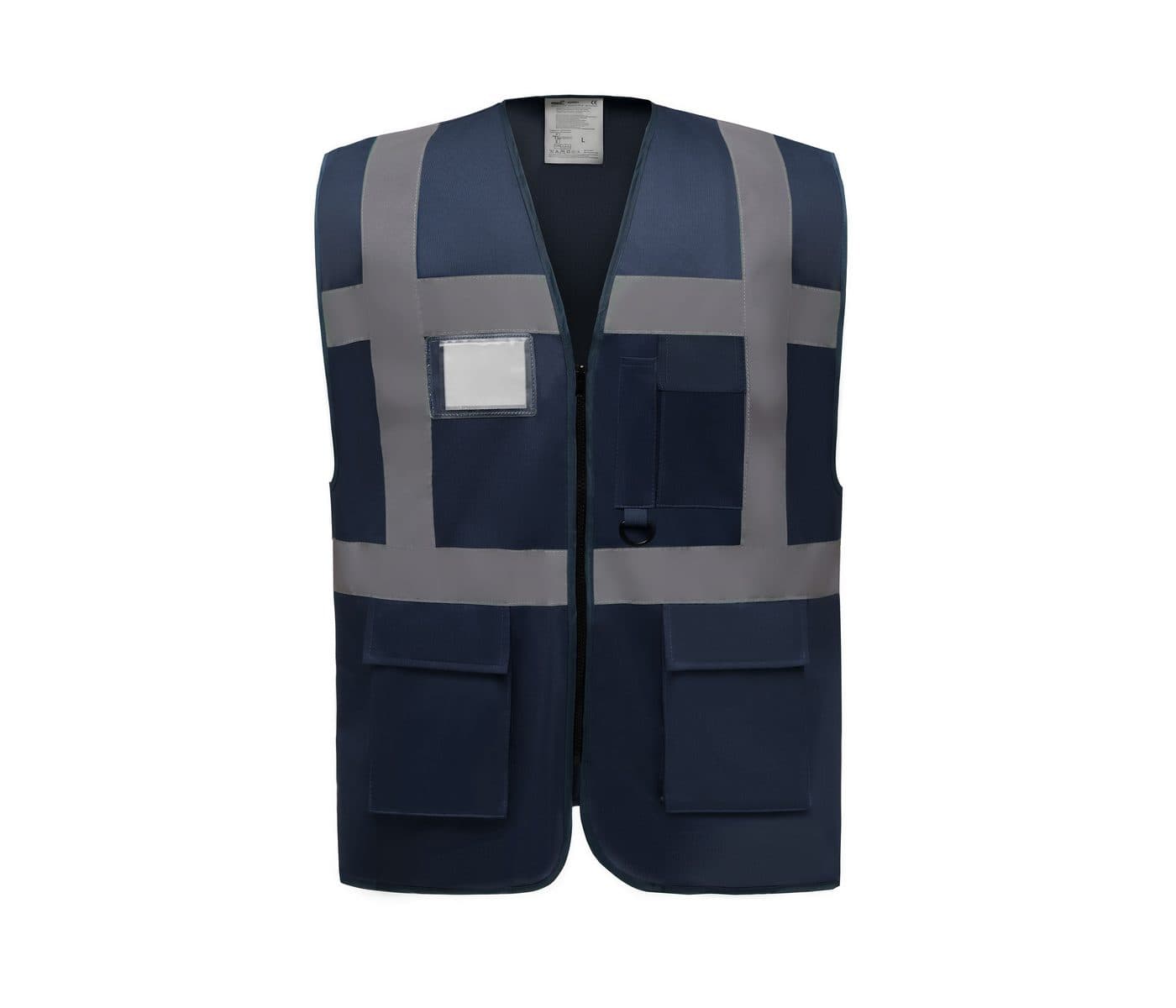 MULTI-FUNCTIONAL EXECUTIVE HI-VIS WAISTCOAT coloris Marine