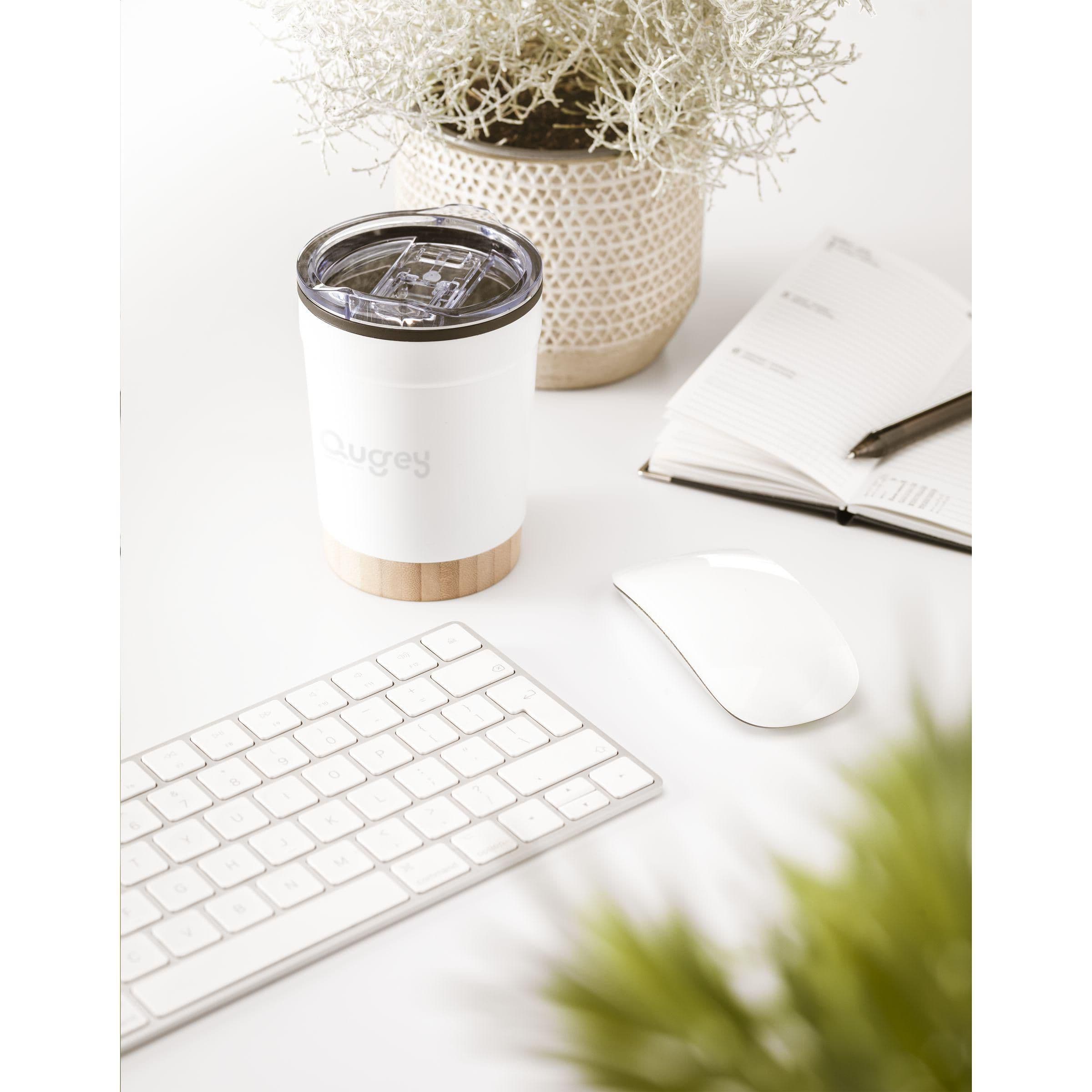 Mug Kobe bambou RCS recyclé acier 350 ml en situation