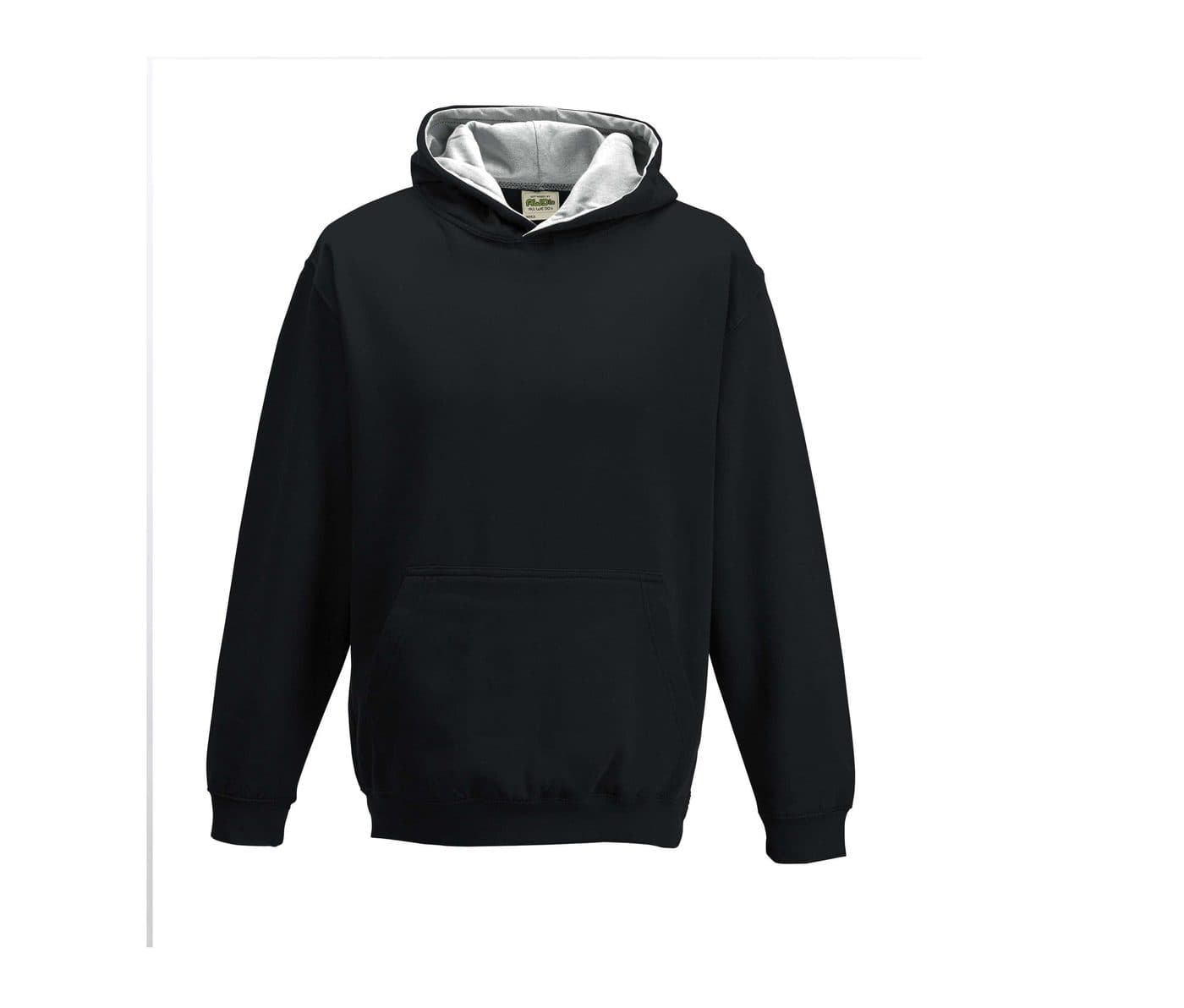 KIDS VARSITY HOODIE coloris Noir jais / Gris chiné