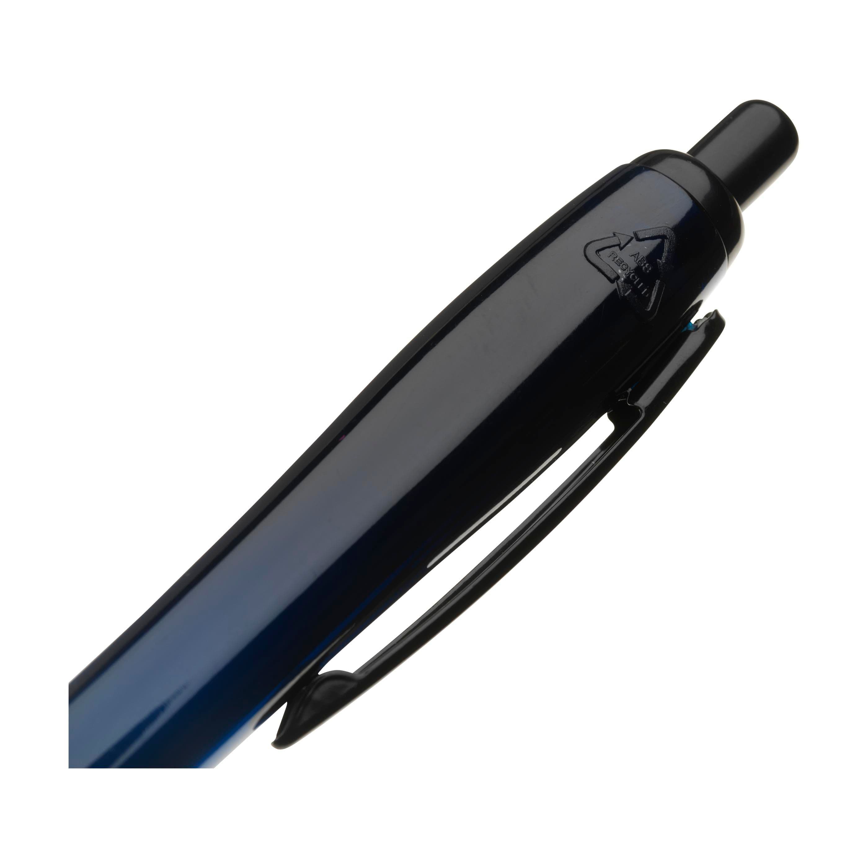 Stylo Athos TransBlack RCS ABS recyclé en situation