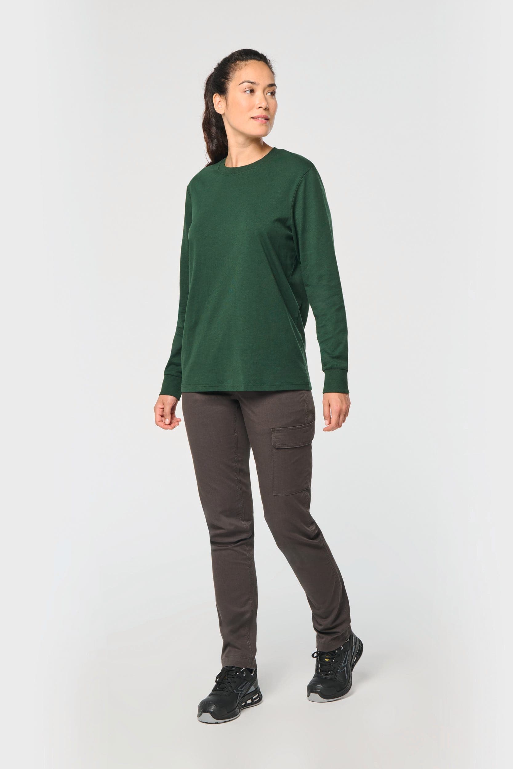 Pantalon stretch coton unisexe en situation