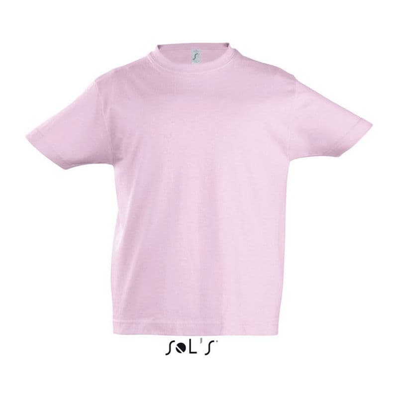 SOL'S IMPERIAL KIDS - ROUND NECK T-SHIRT coloris Rose moyen