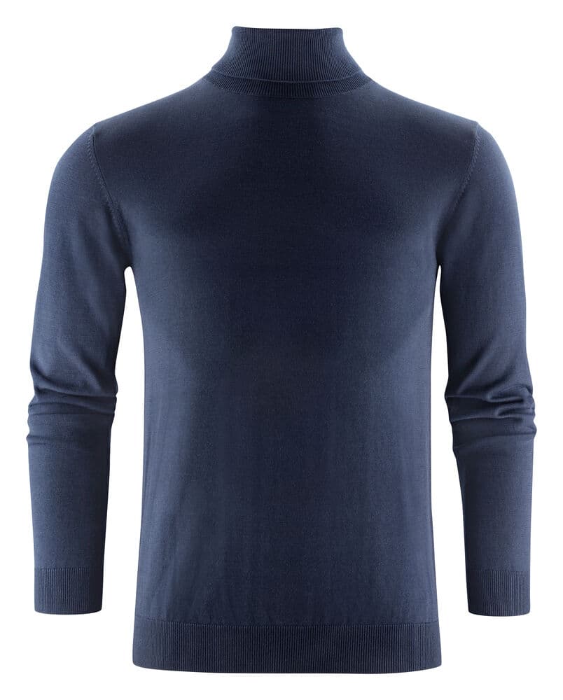 Pull Tricoté Col Roulé Ashland Homme coloris Marine