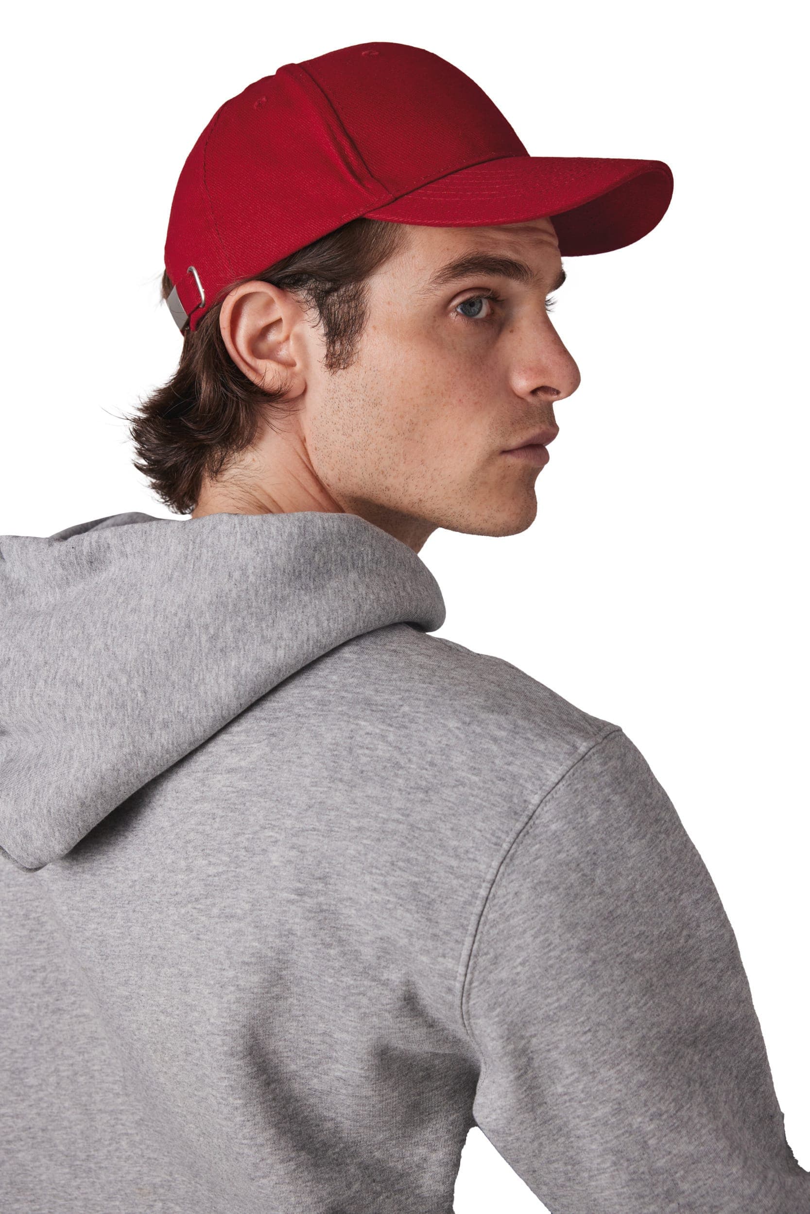 Casquette en coton bio - 6 panneaux en situation