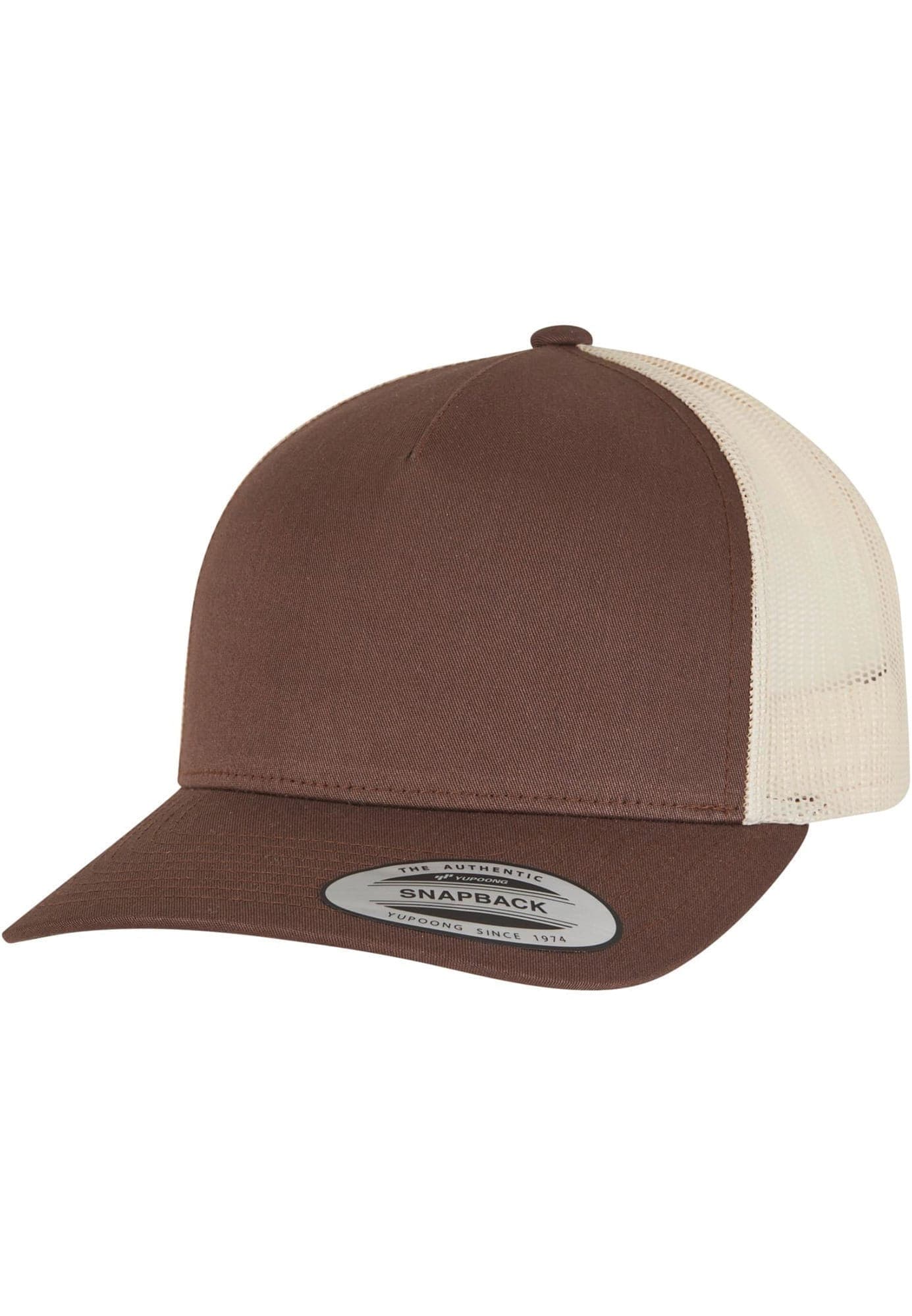 Casquette trucker retro bicolore en situation