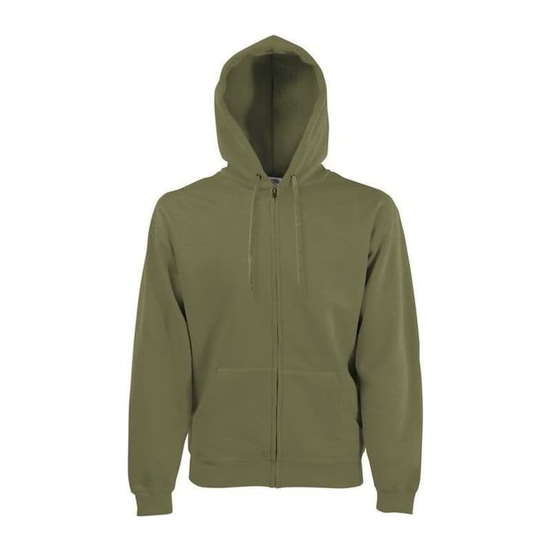 CLASSIC HOODED SWEAT JACKET coloris Olive