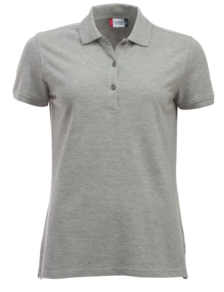 Clique Classic Marion S/S Polo coloris Gris chiné