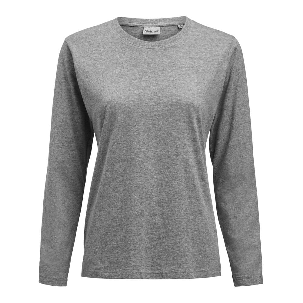 Heavier Pro T-Shirt Manches Longues Femmes coloris Gris Mélangé