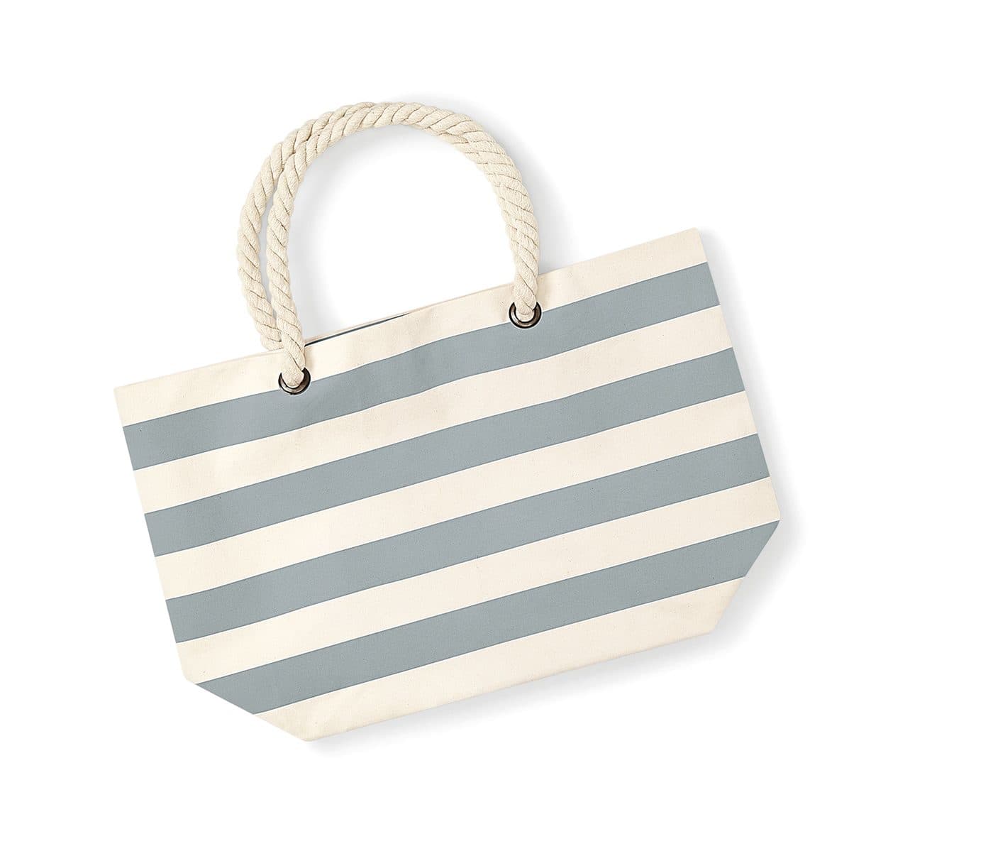 NAUTICAL BEACH BAG coloris Naturel / Gris
