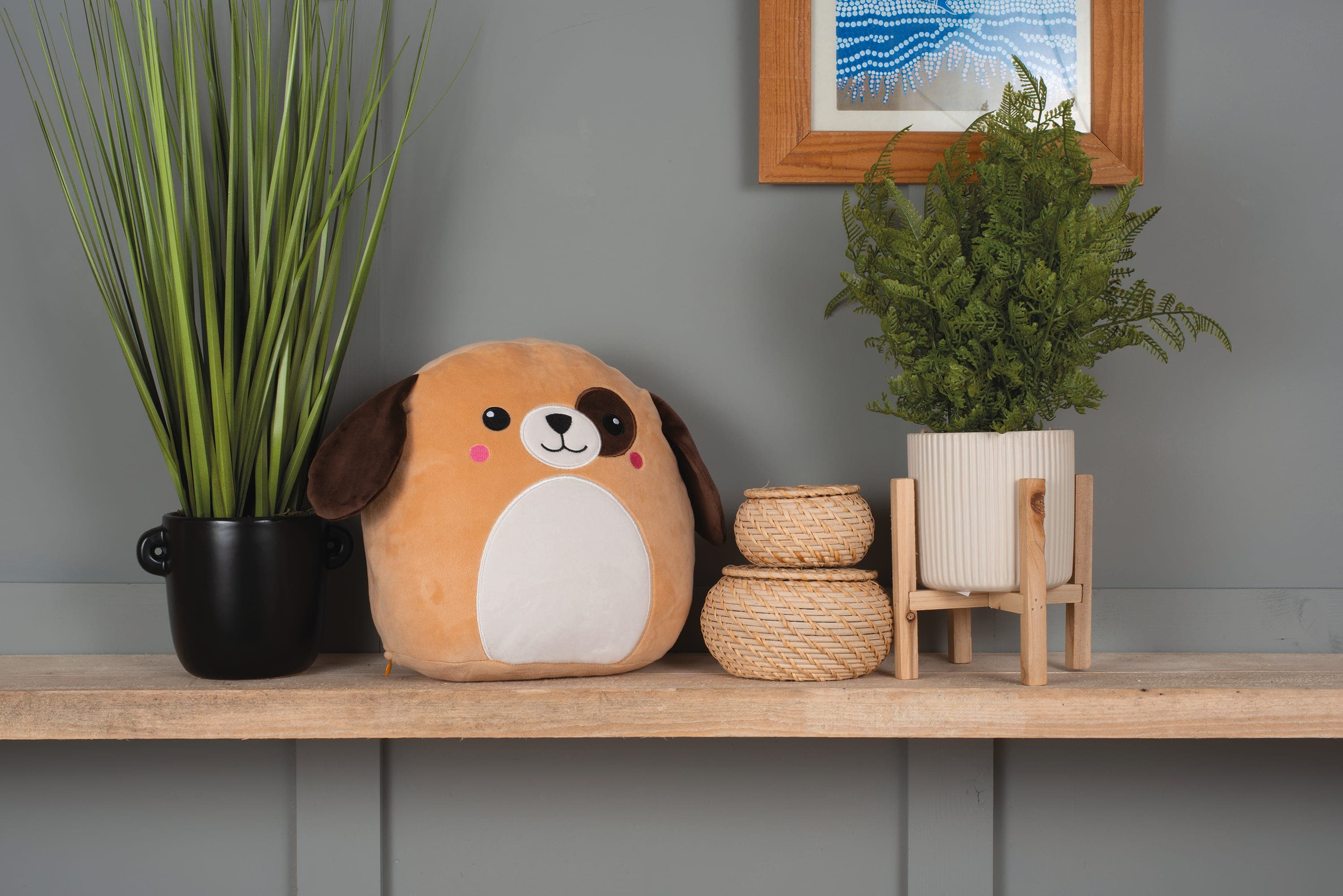 Peluches Squidgy's en situation