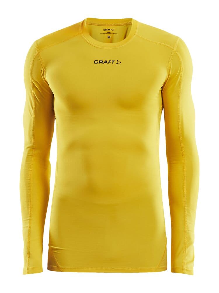 Craft Pro control compression tee ls uni coloris Jaune