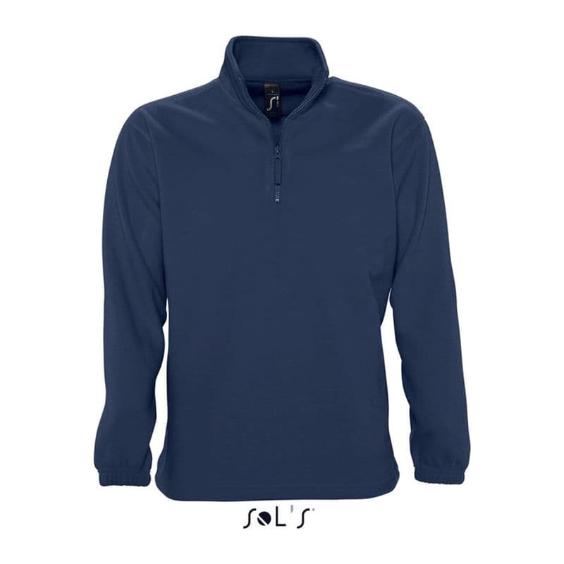 SOL'S NESS - FLEECE 1/4 ZIP SWEATSHIRT coloris Marine