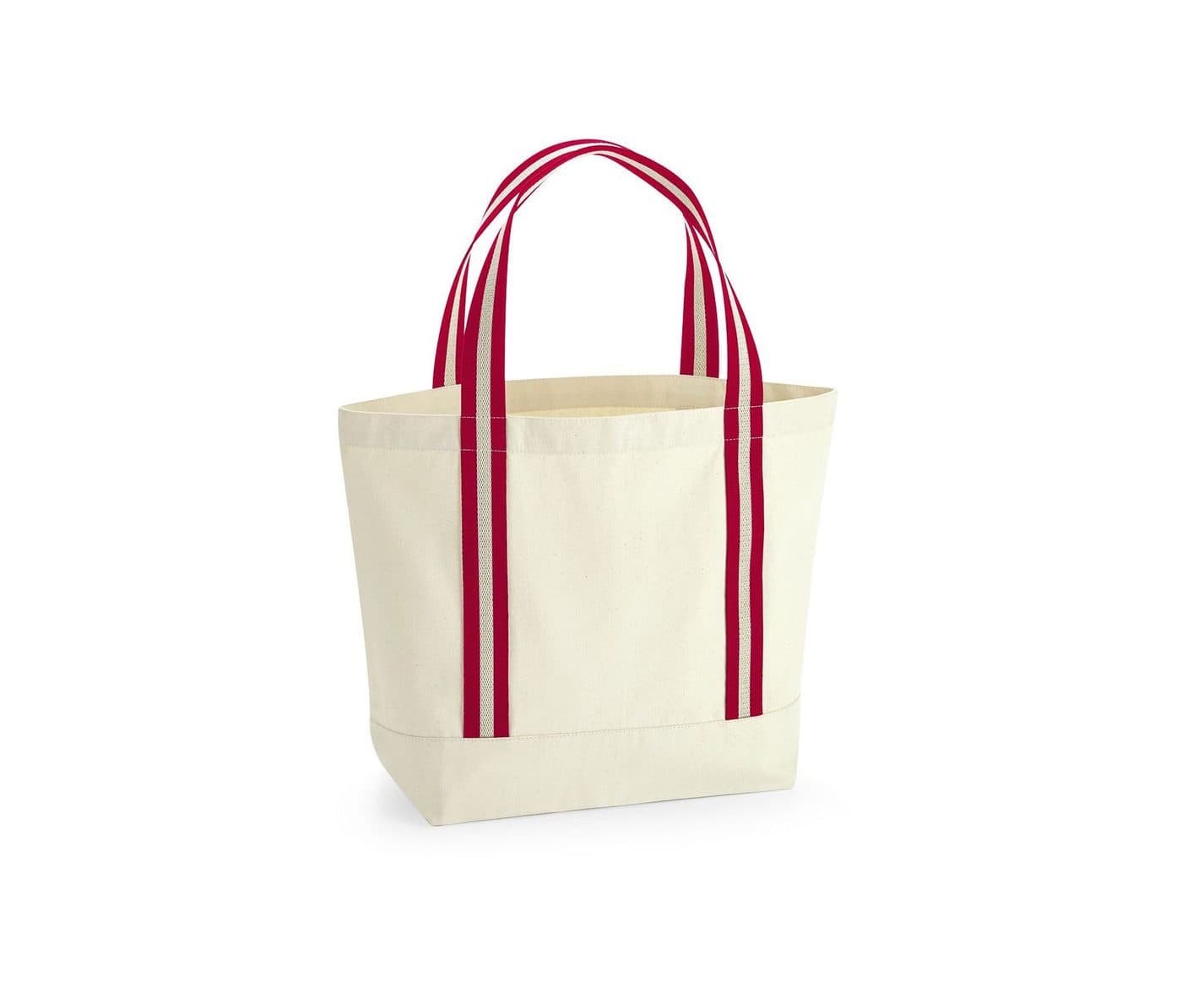 EARTHAWARE® ORGANIC BOAT BAG coloris Naturel / Rouge classique