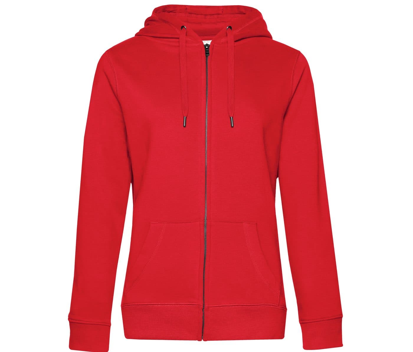 B&C QUEEN ZIPPED HOOD coloris Rouge