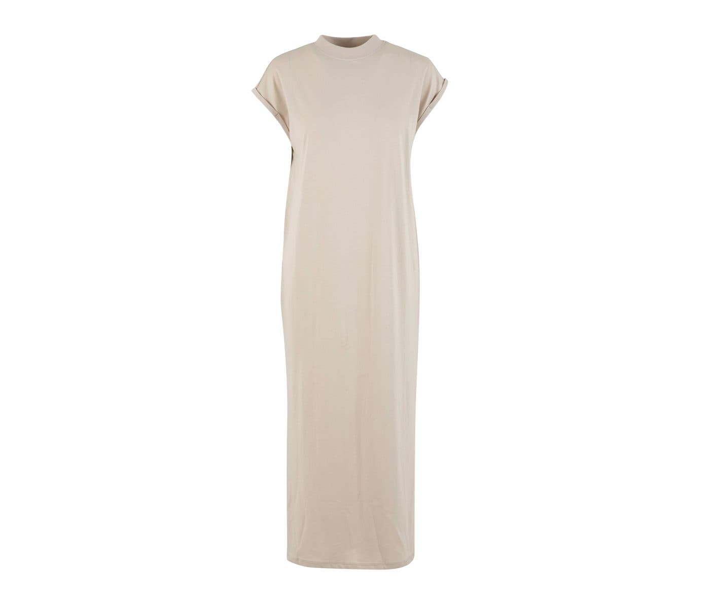 LADIES LONG EXTENDED SHOULDER DRESS