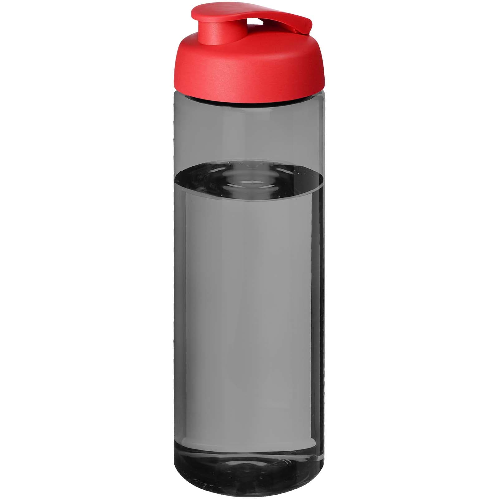 Bouteille de sport H2O Active® Eco POP Vibe de 850 ml avec couvercle à bascule coloris Charbon