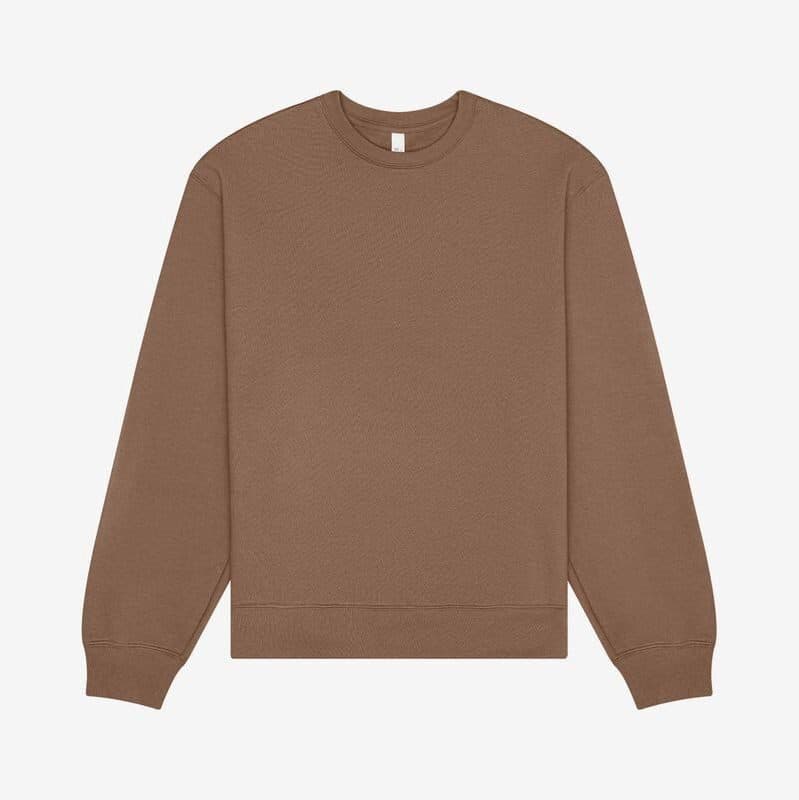 UNISEX CREWNECK HEAVY SWEATSHIRT coloris Marron vintage
