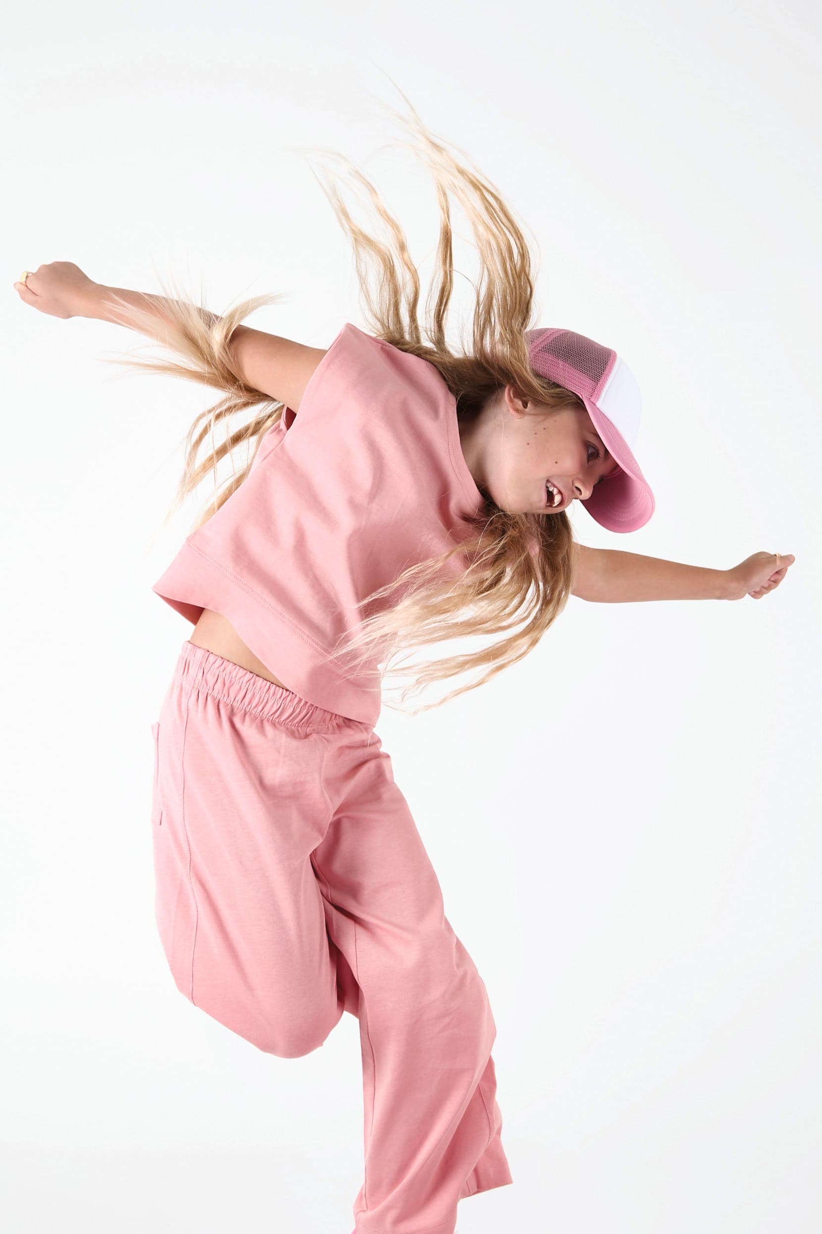 Casquette trucker enfant - 5 panneaux en situation