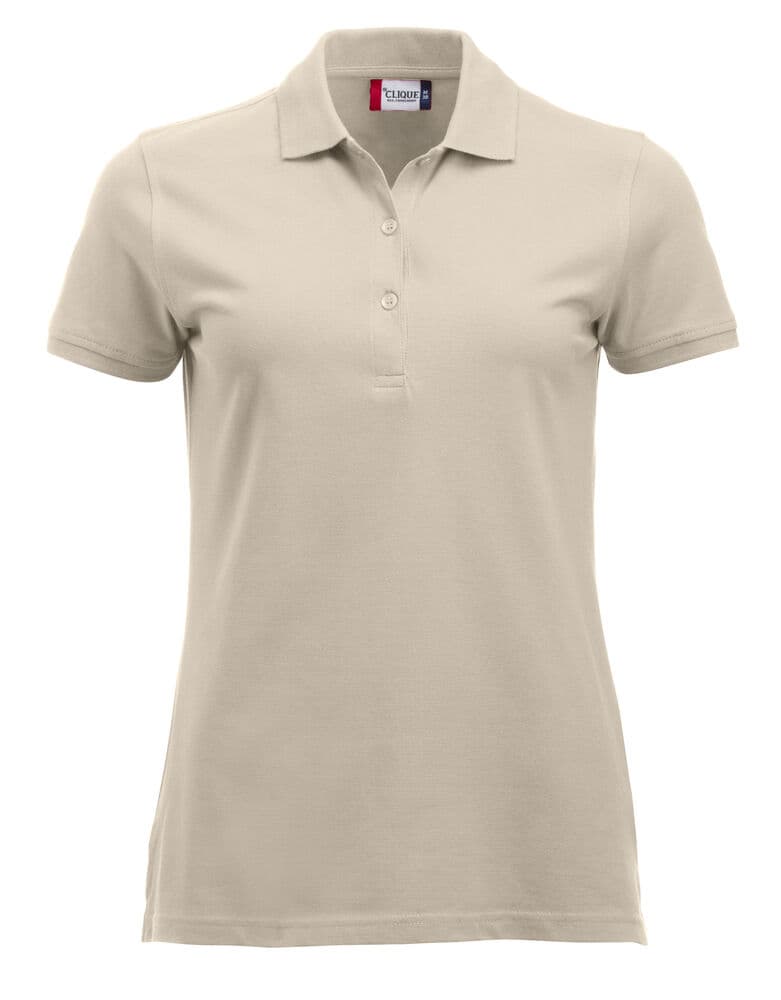 Clique Classic Marion S/S Polo coloris Kaki clair