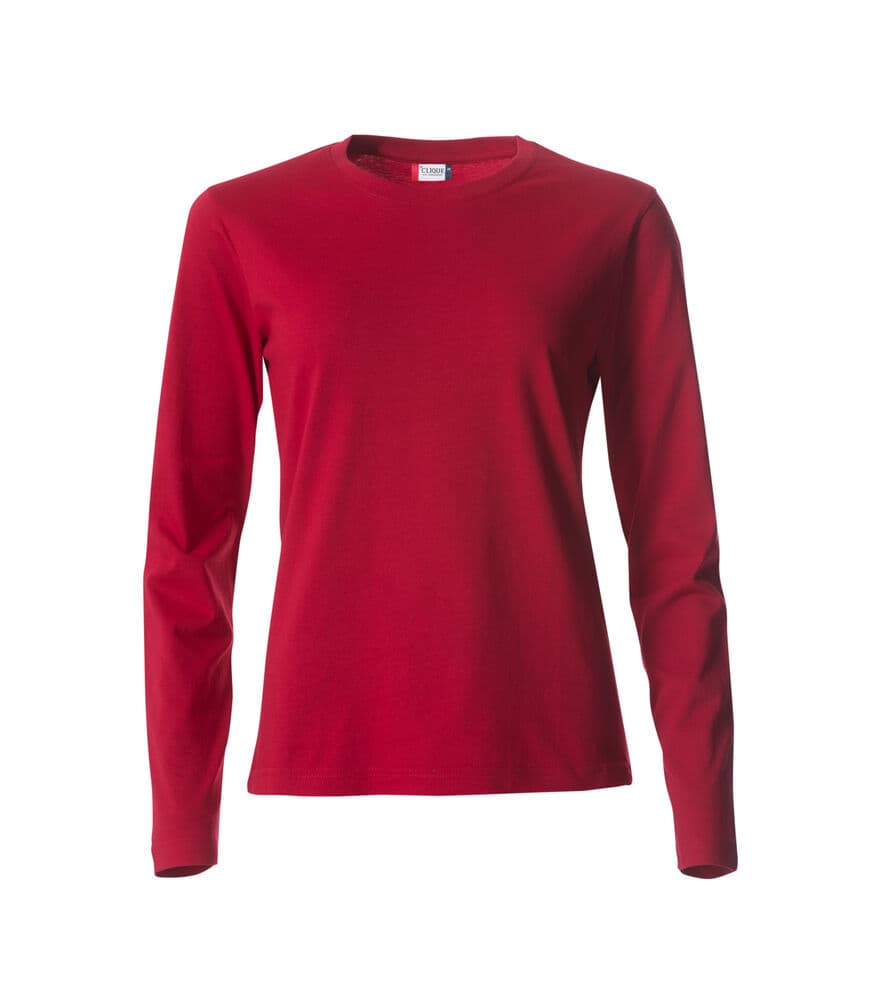 Clique Basic-T L/S Women coloris Rouge