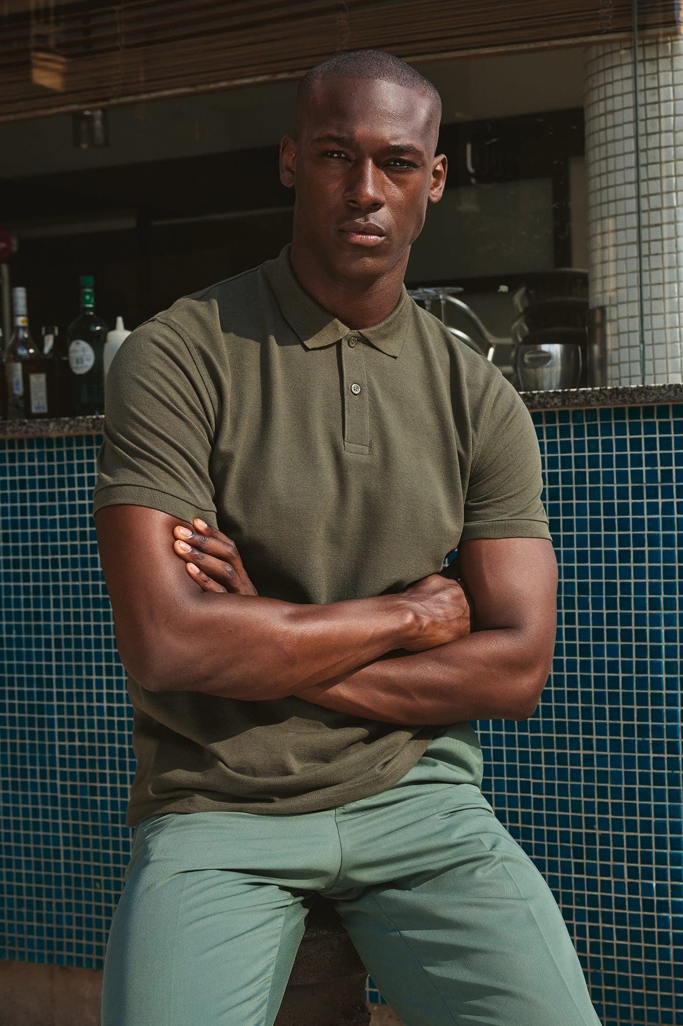 Polo bio homme