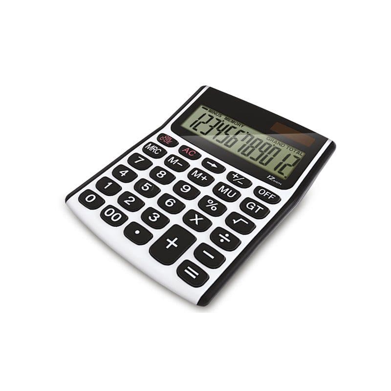 CALCULATRICE 12 CHIFFRES HQ - PREMIUM en situation