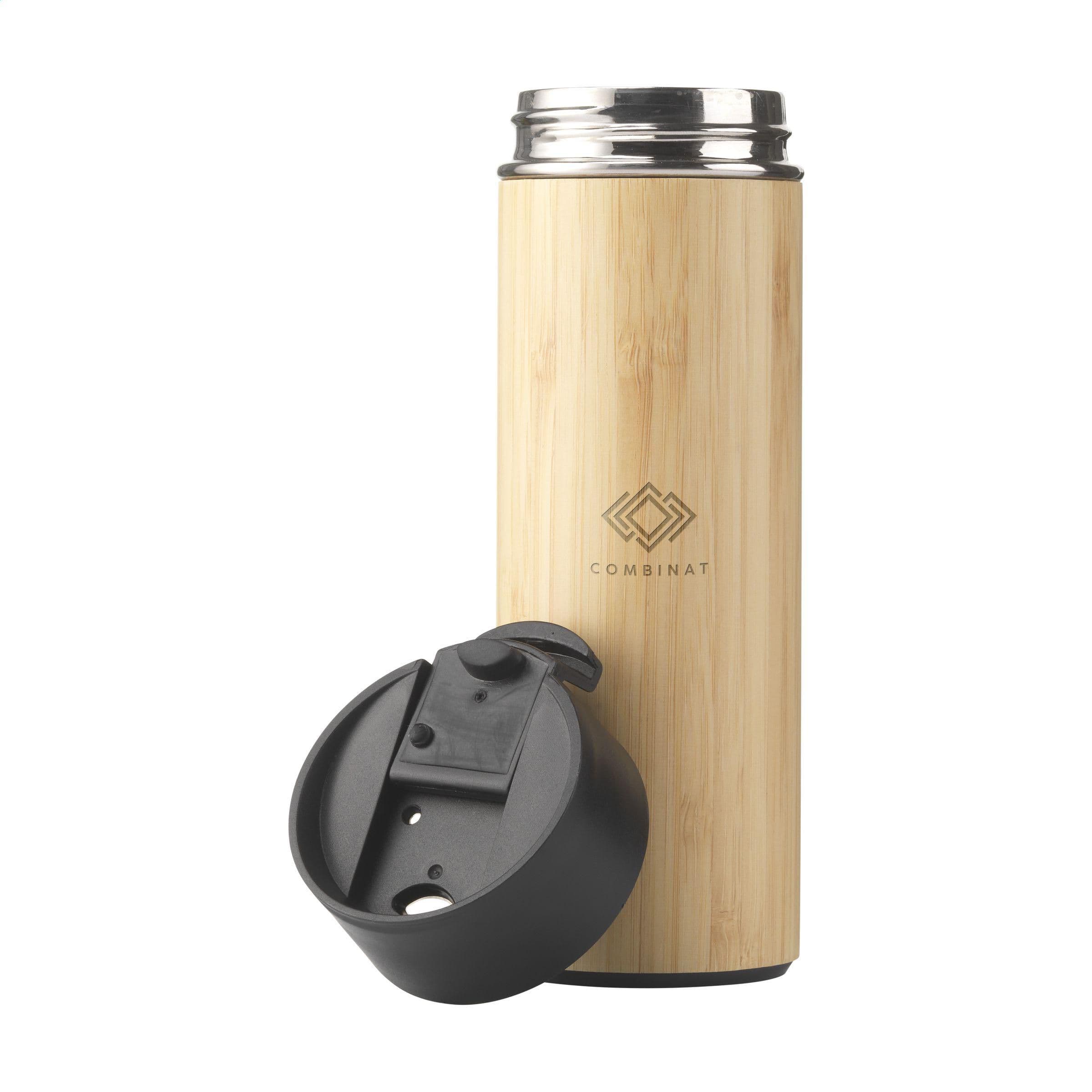 Thermos Sakura 360 ml en bambou en situation