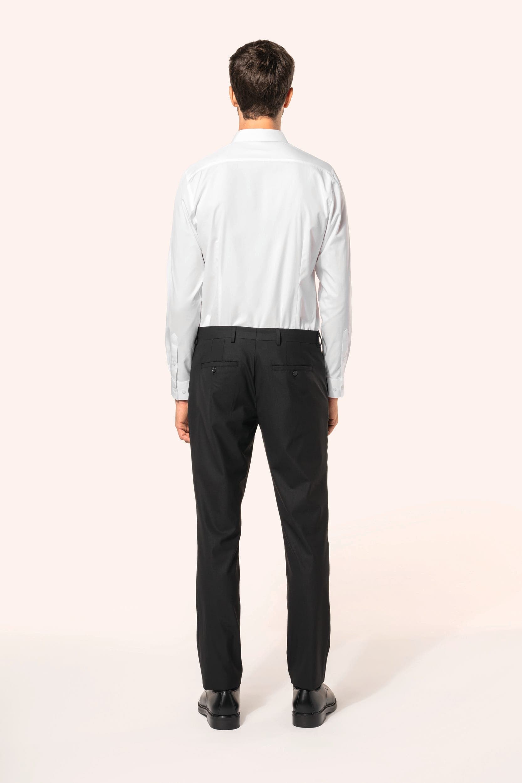 Chemise popeline en coton Supima® homme en situation