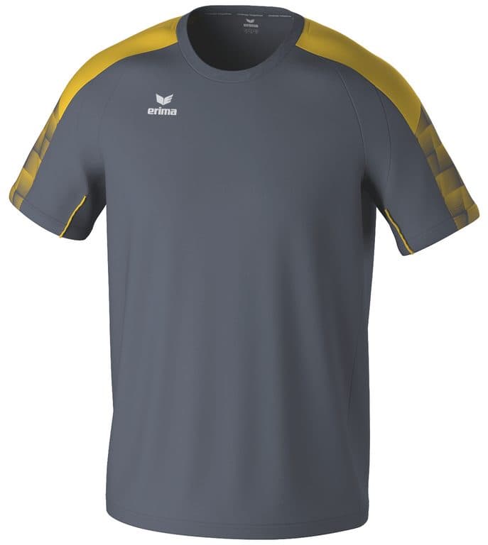 T-Shirt EVO STAR coloris Gris ardoise / Jaune