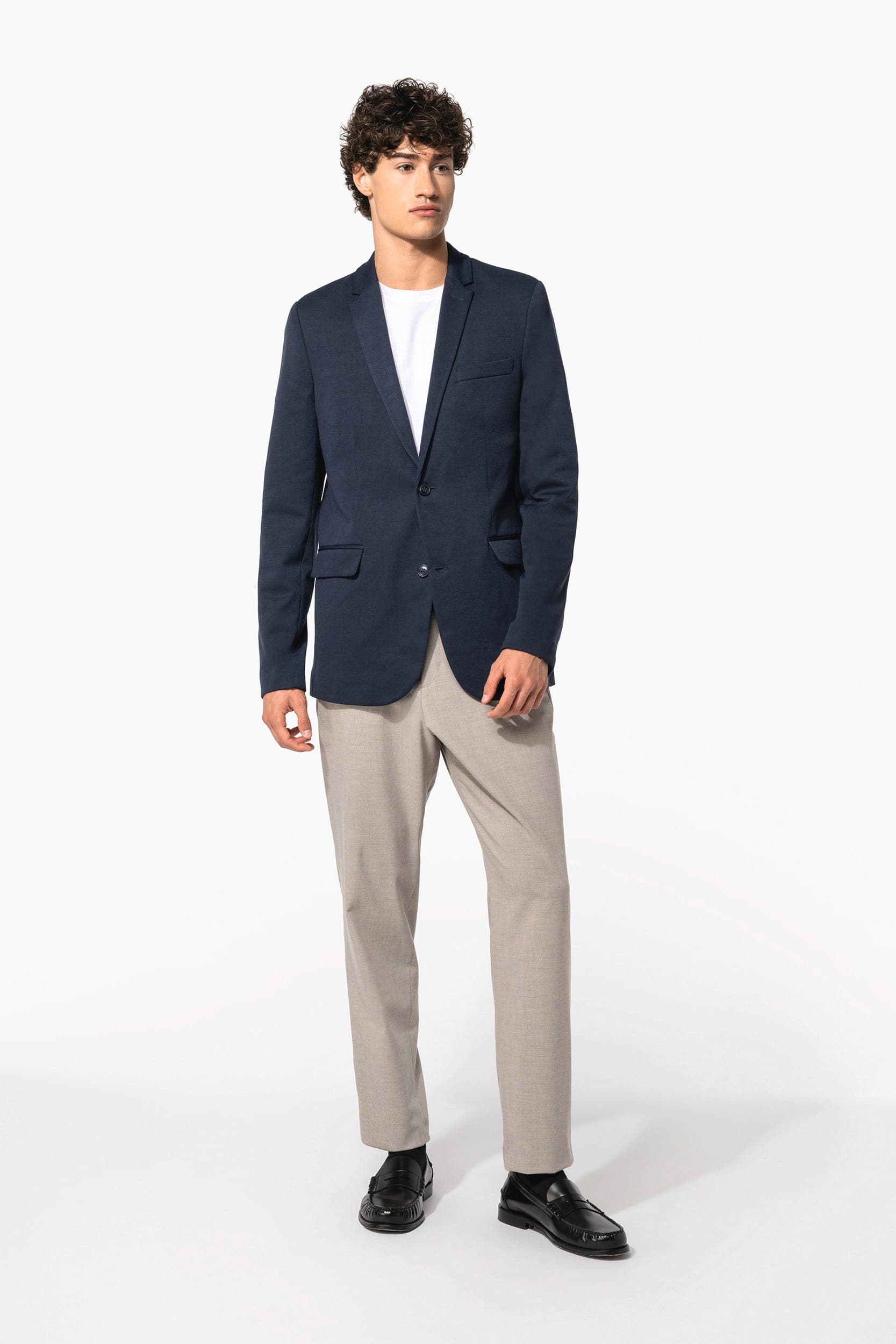 Veste maille homme en situation