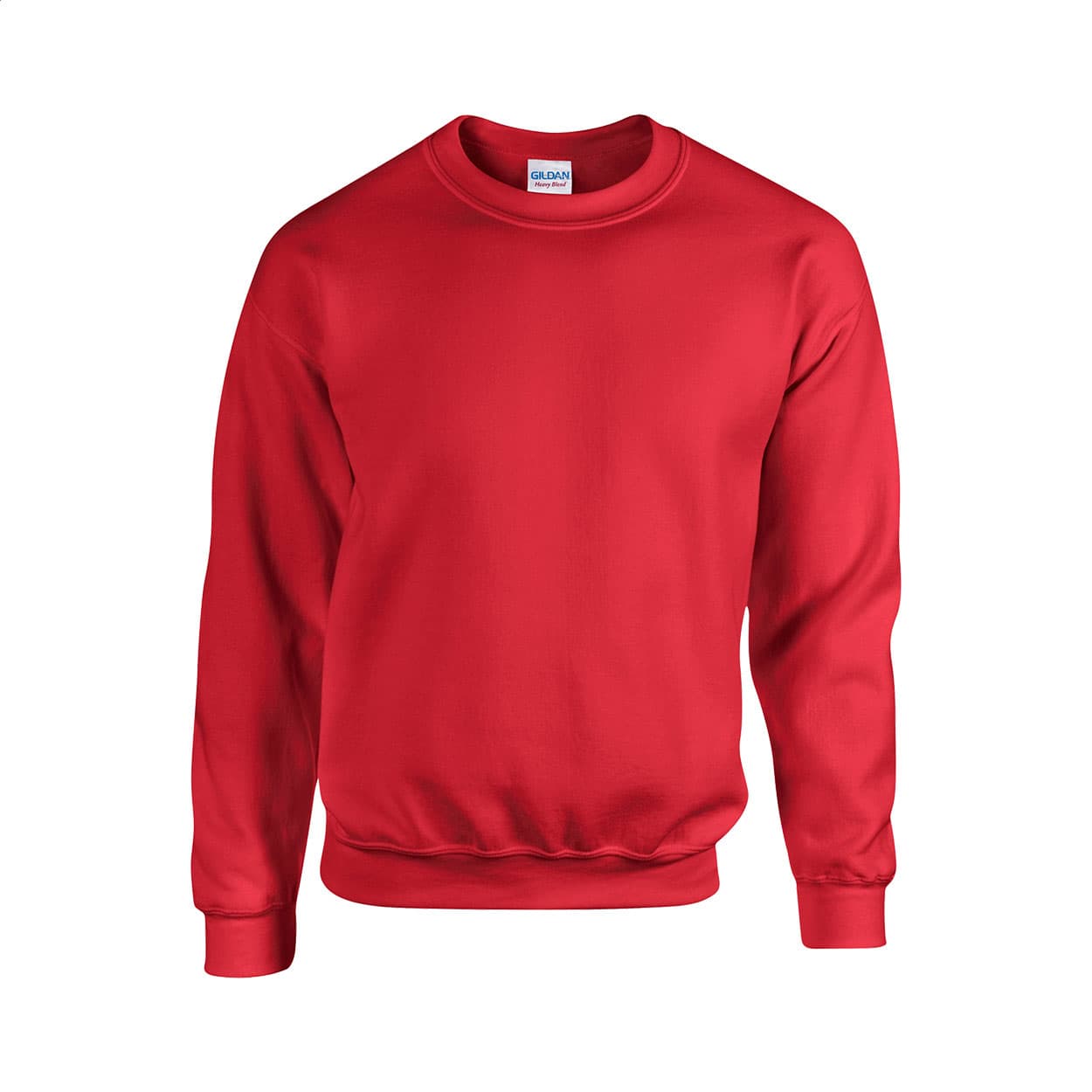 sweat-shirt à col ras du cou coloris Rouge