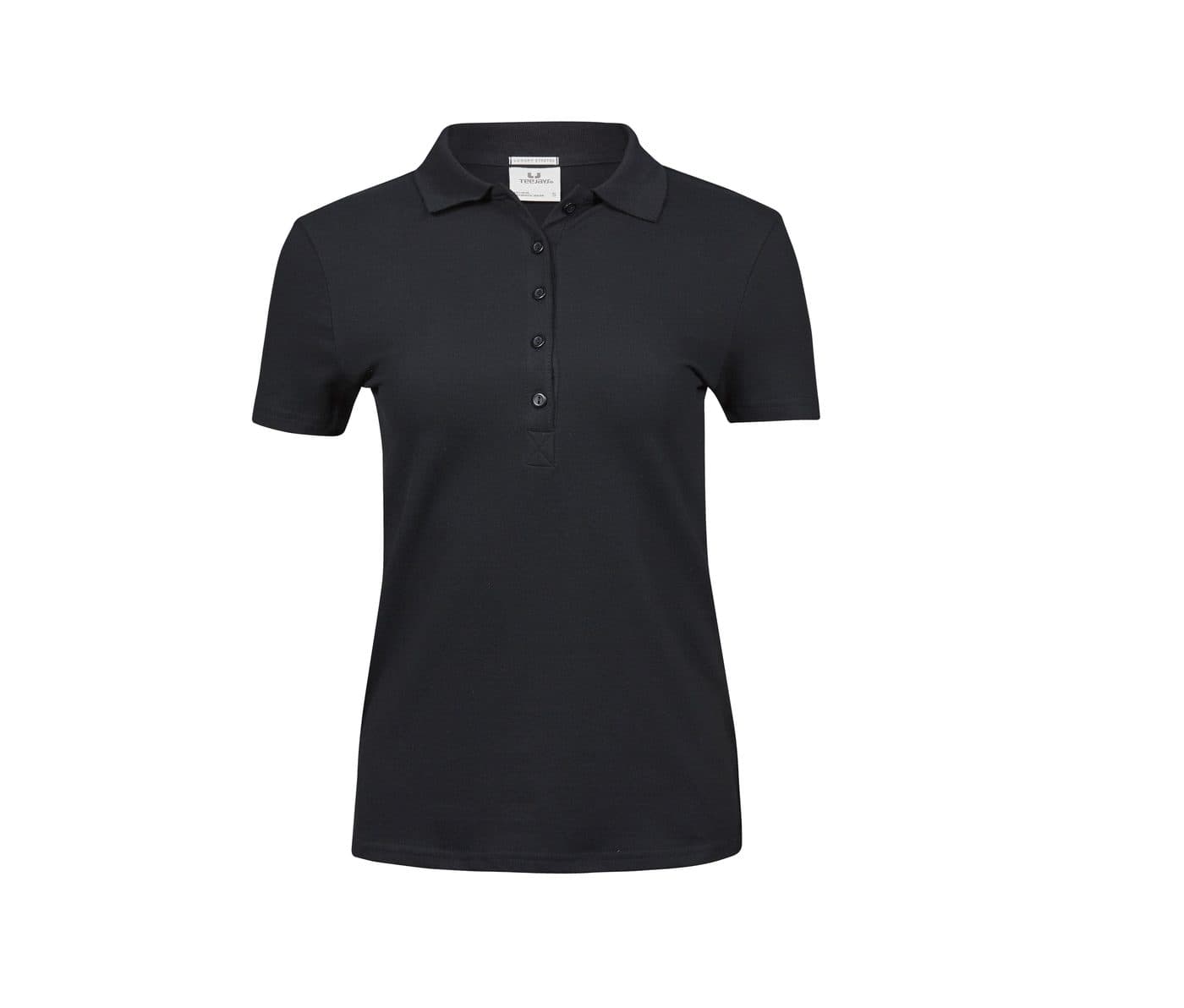 LADIES LUXURY STRETCH POLO coloris Noir