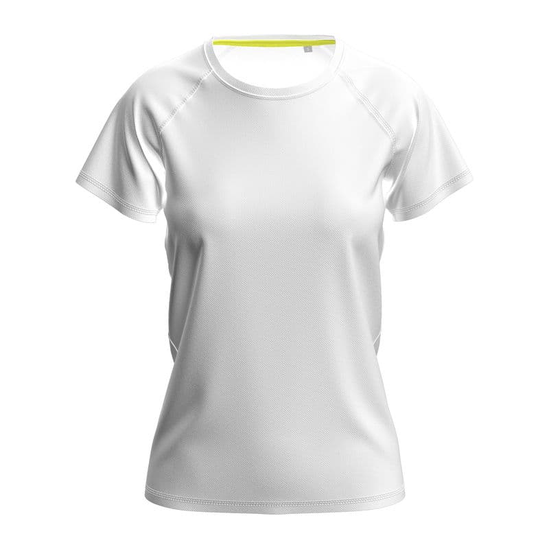 Mesh Raglan Women's T-shirt coloris Blanc